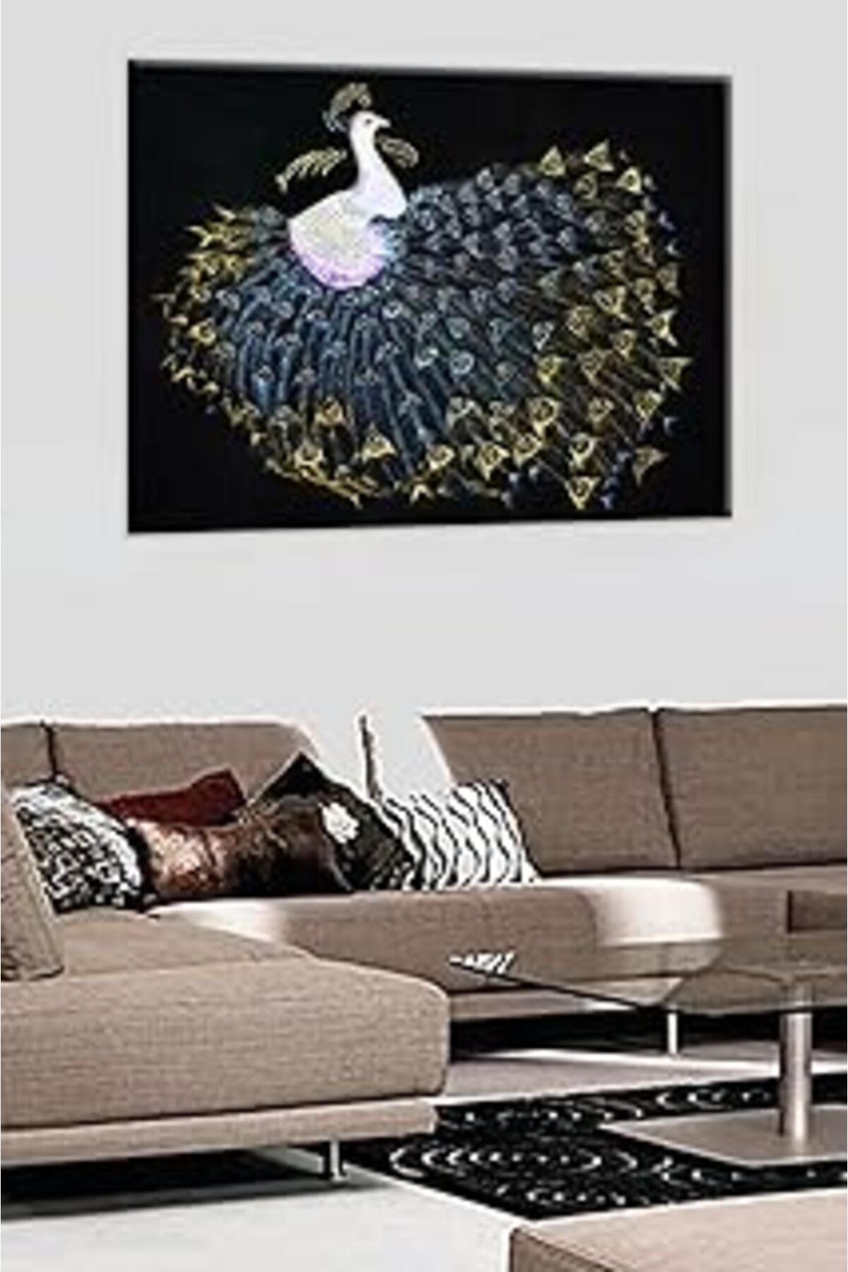 NETWORK ART Talya Tablo Allahın 99 ismi Esmaü'l Hüsna 60x40 no-2559