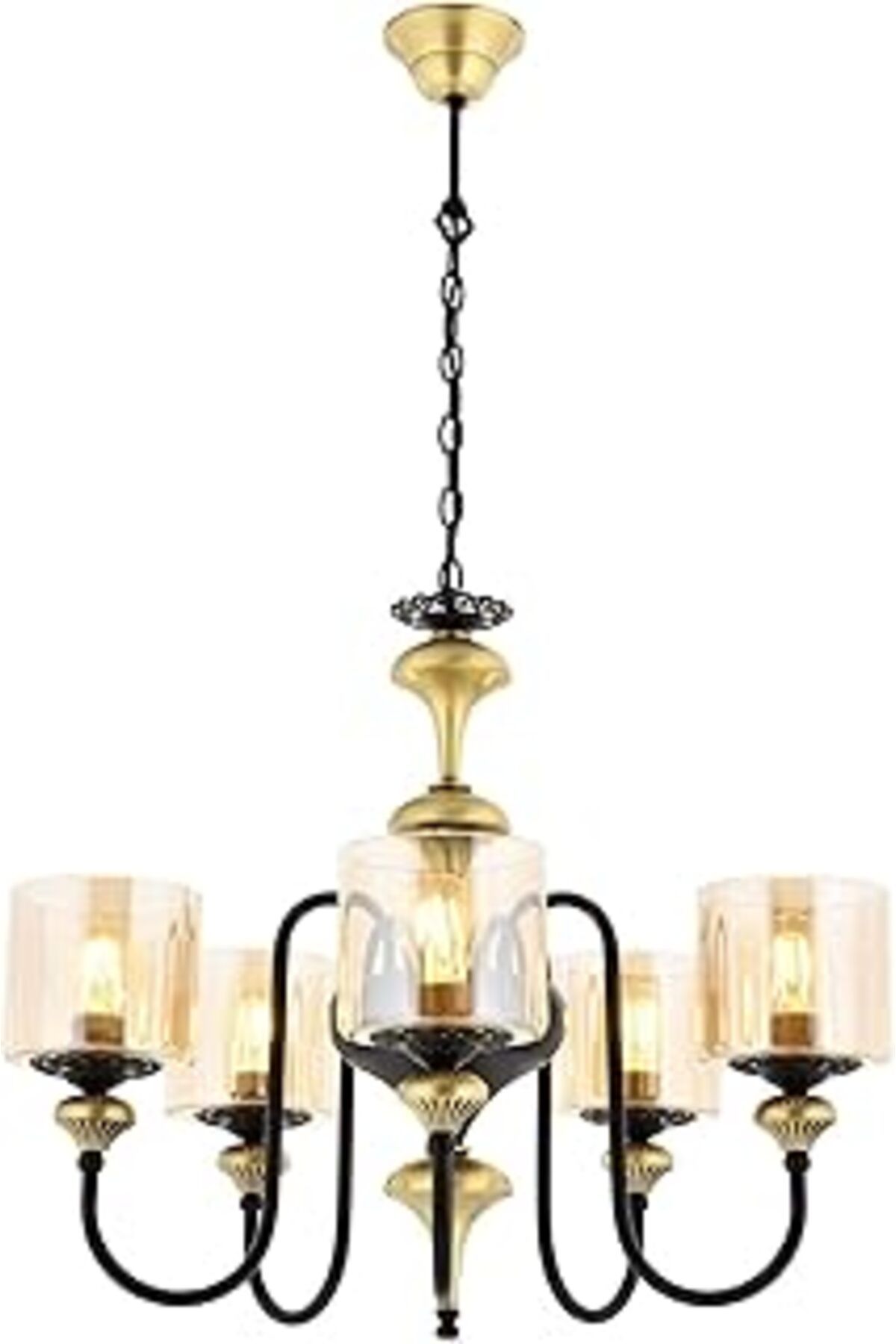 Mu Art Ahşap Avonni 4161 Klasik Avize, 60 W, Eskitme