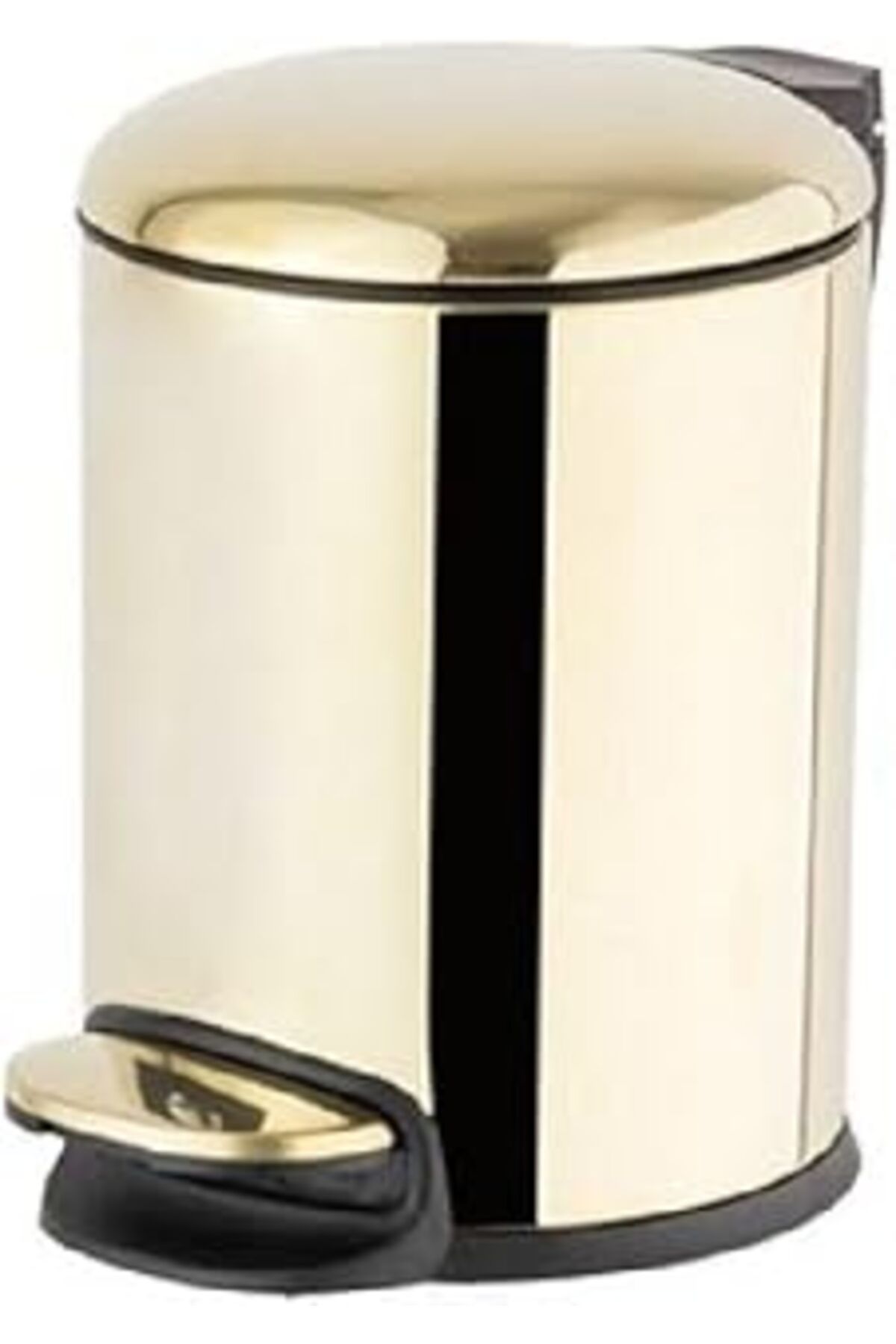 robotrend System Pedallı Gold Çöp Kovası 3 Lt / 265X203X203 Mm