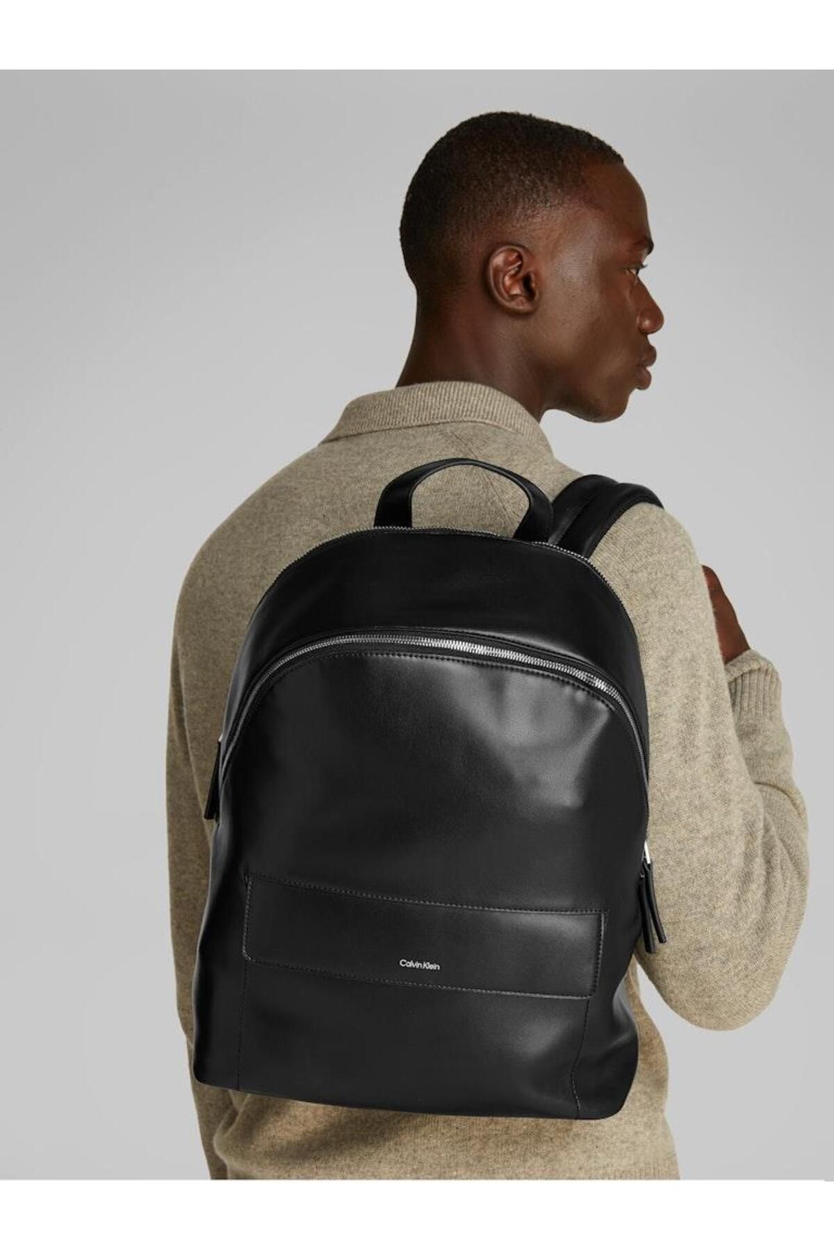 Calvin Klein-Herren-Rucksack CK SLEEK 2G ROUND BP 2