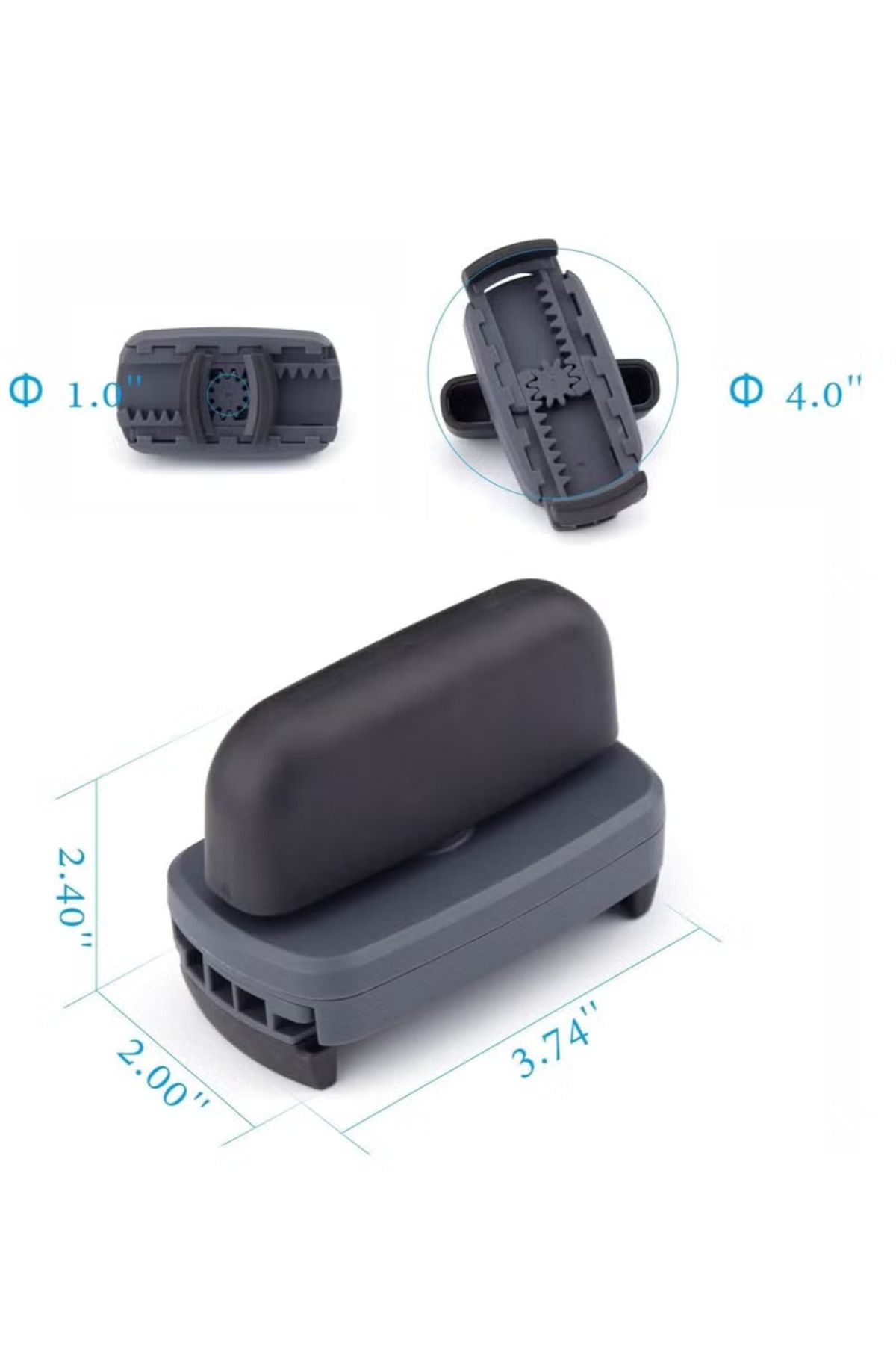 COOYA-Adjustable Jar Opener for Weak Hands, with Non-scratch Rubber Soft-touch Handle Can Opener, Black 7