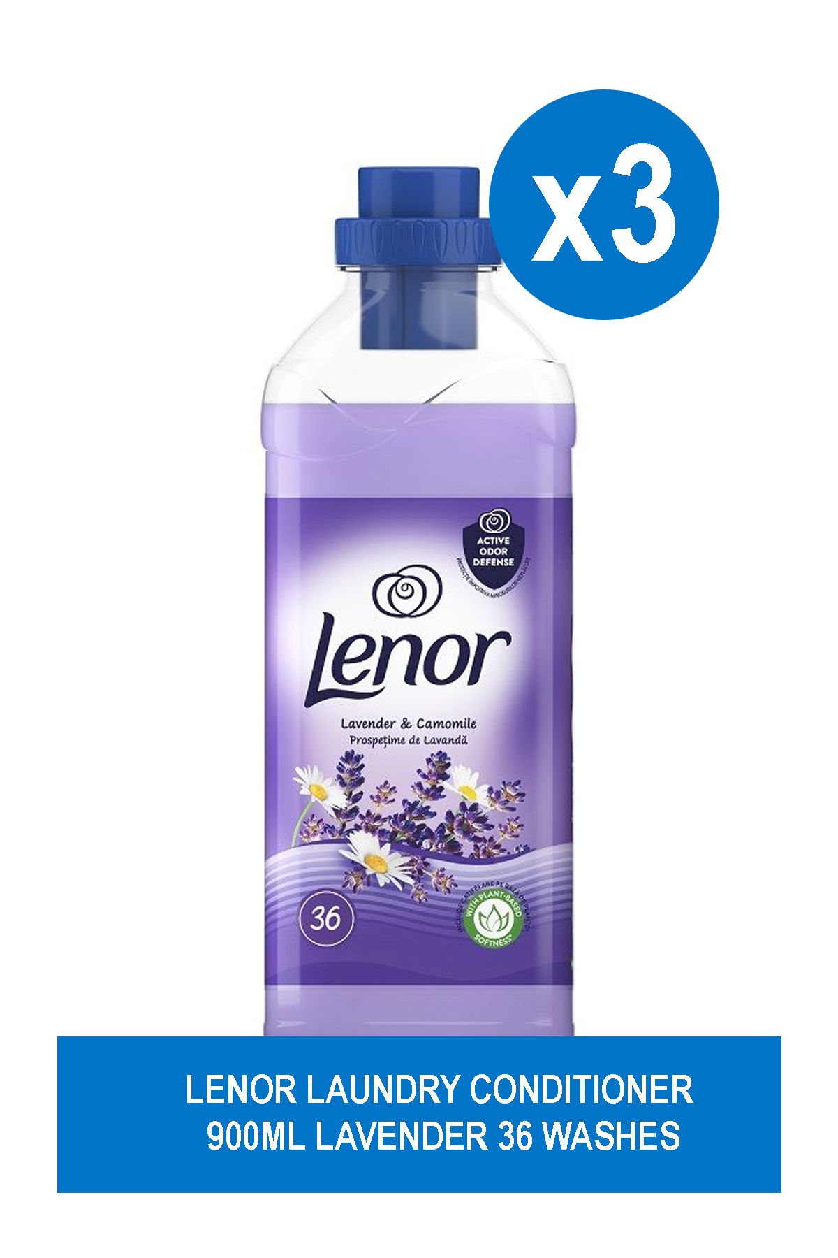 lenor Balsam De Rufe 900ml Lavanda 36 Spălări X 3 - One Size