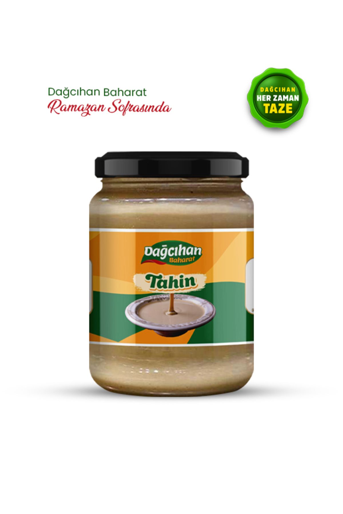 Dağcıhan Taş Değirmen Tahini Yerli Susam 600 gr