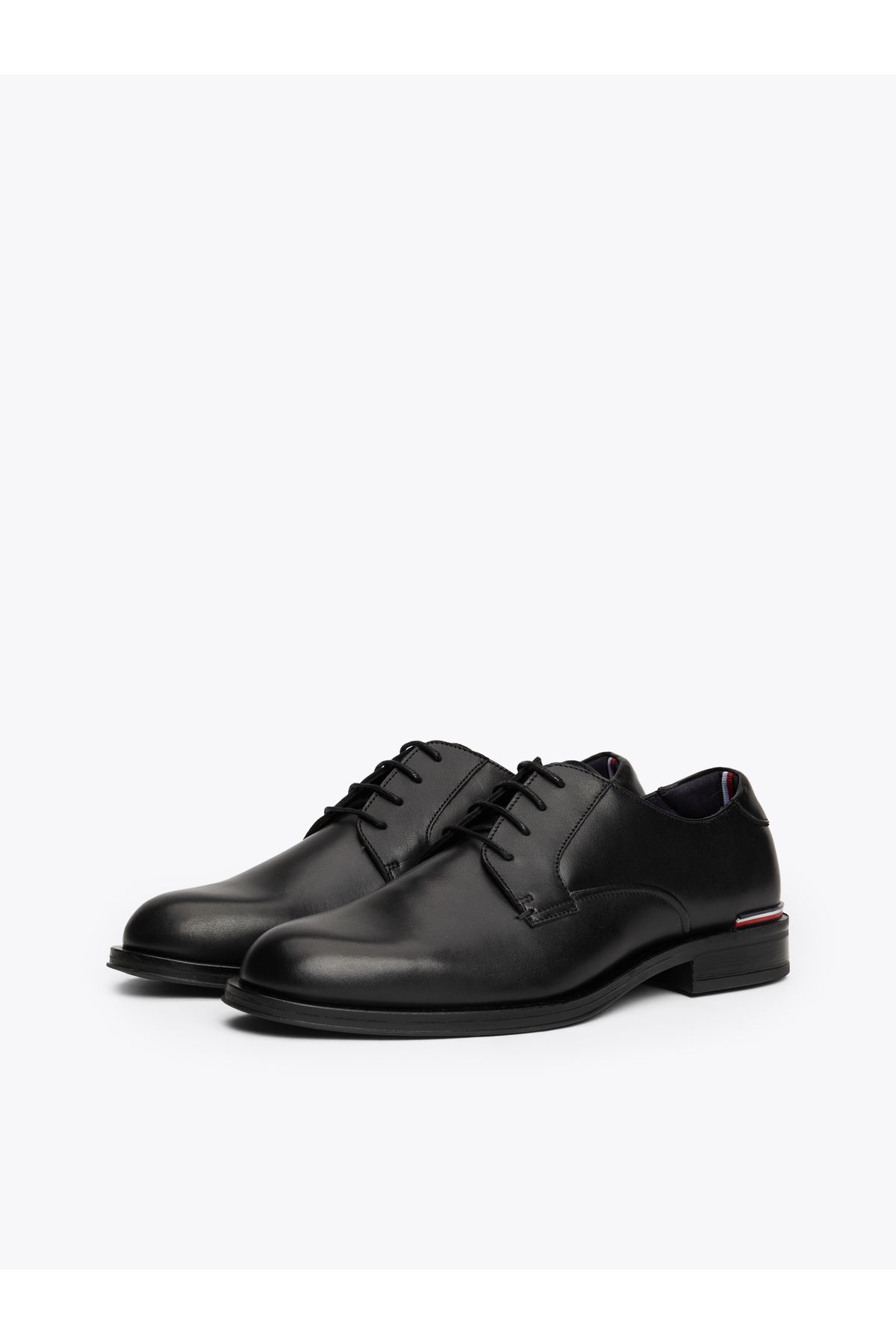 Tommy Hilfiger-Men Black Derby Shoes 3