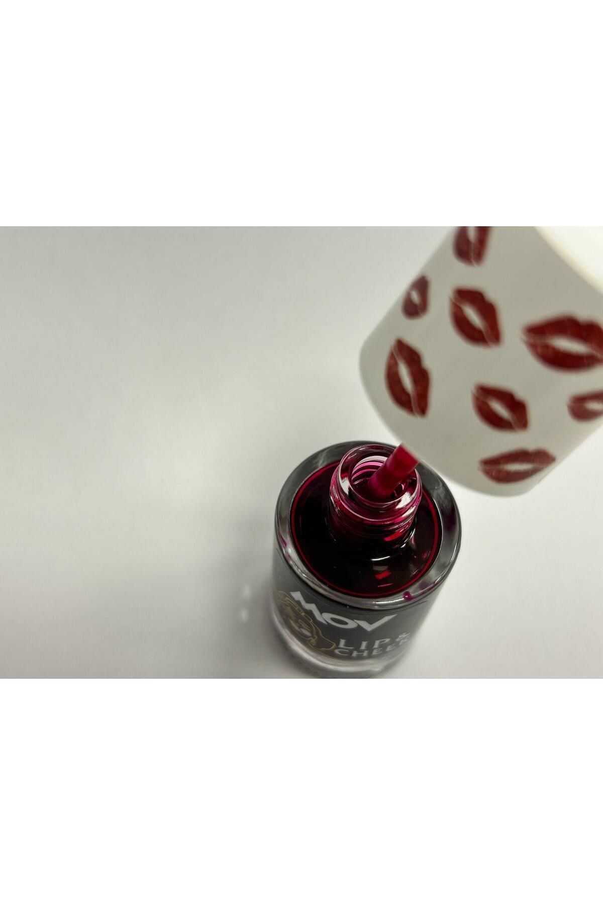 MOV-Lip to Cheek Tint Cherry Red - Cheek and Lip Colorant 3