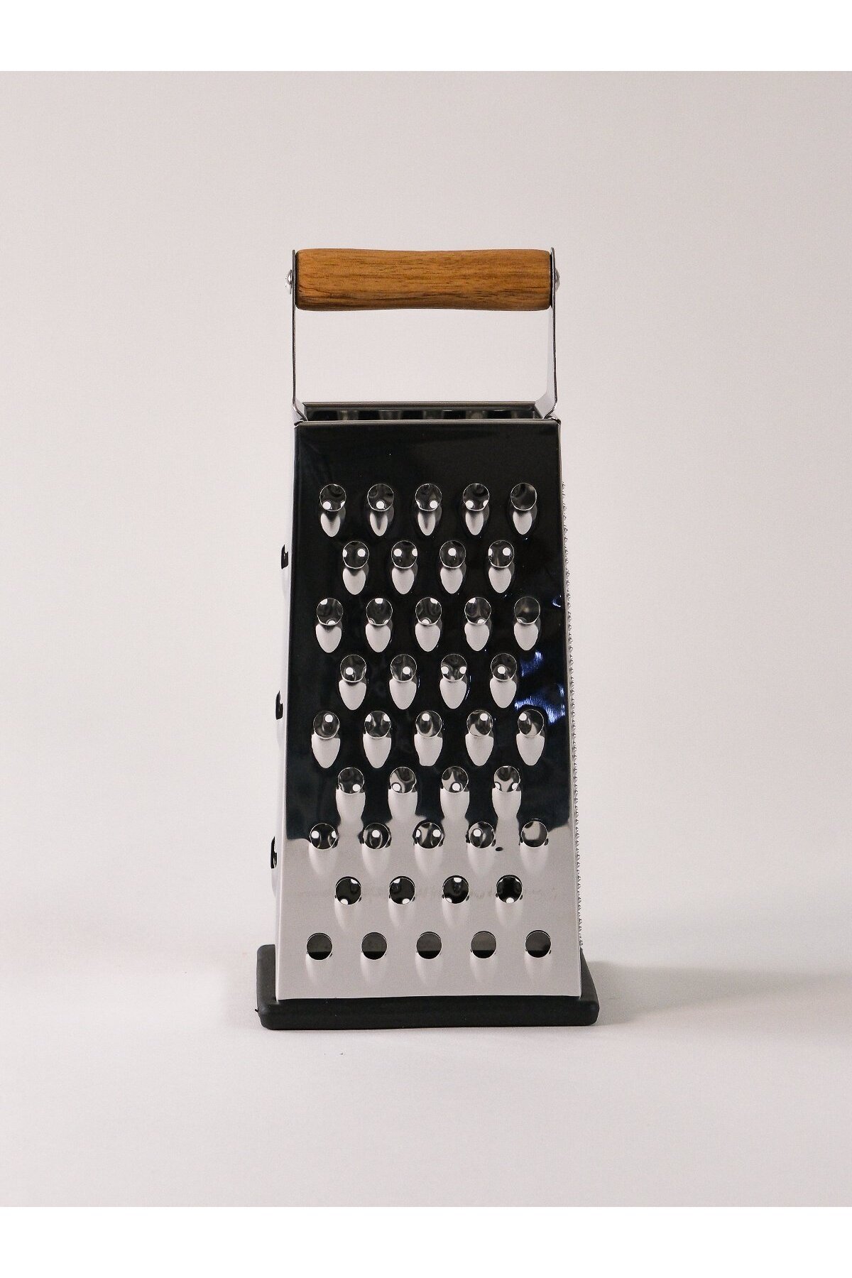 Minihol Nuvia Ahşap Kulplu Çelik Rende (24 cm)