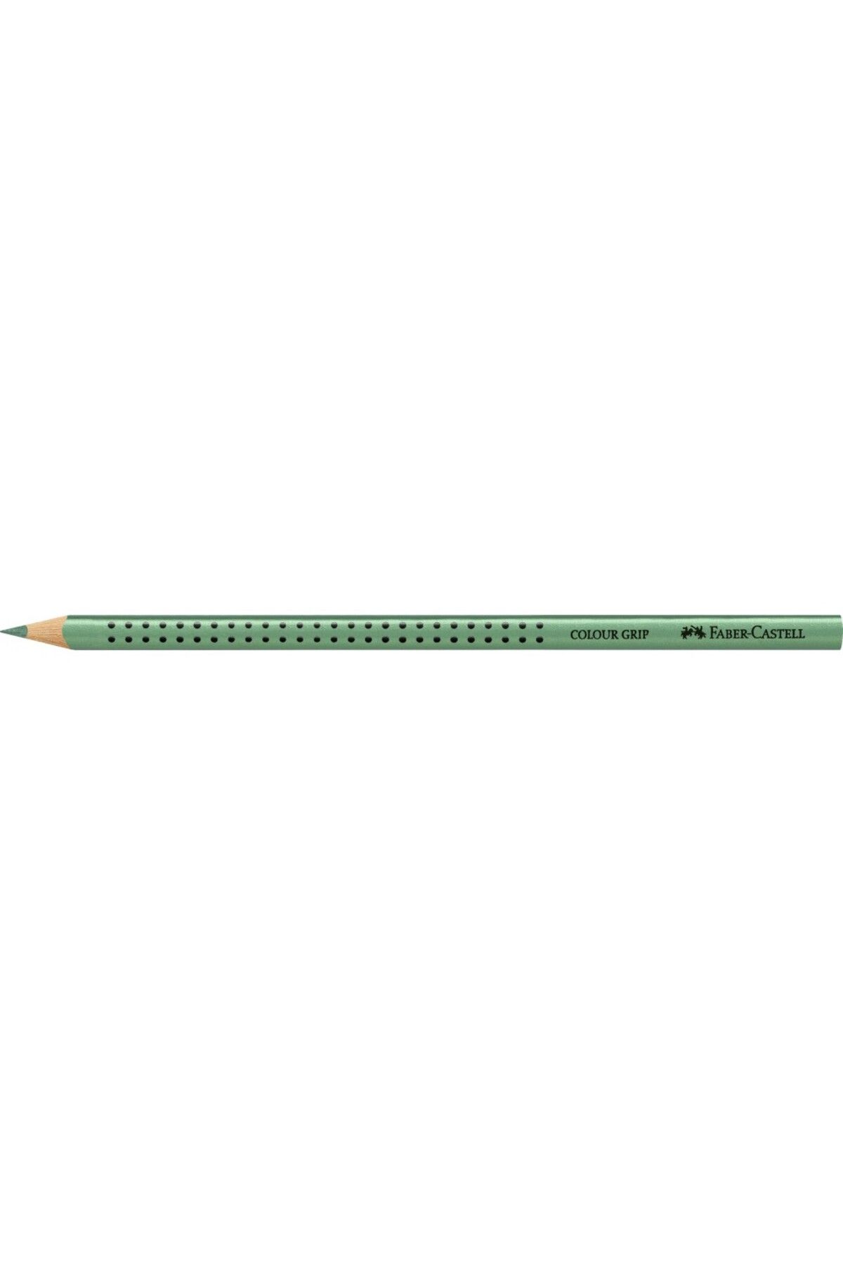 Faber Castell Creion Colorat Faber-castell Grip, Verde Metalic - One Size