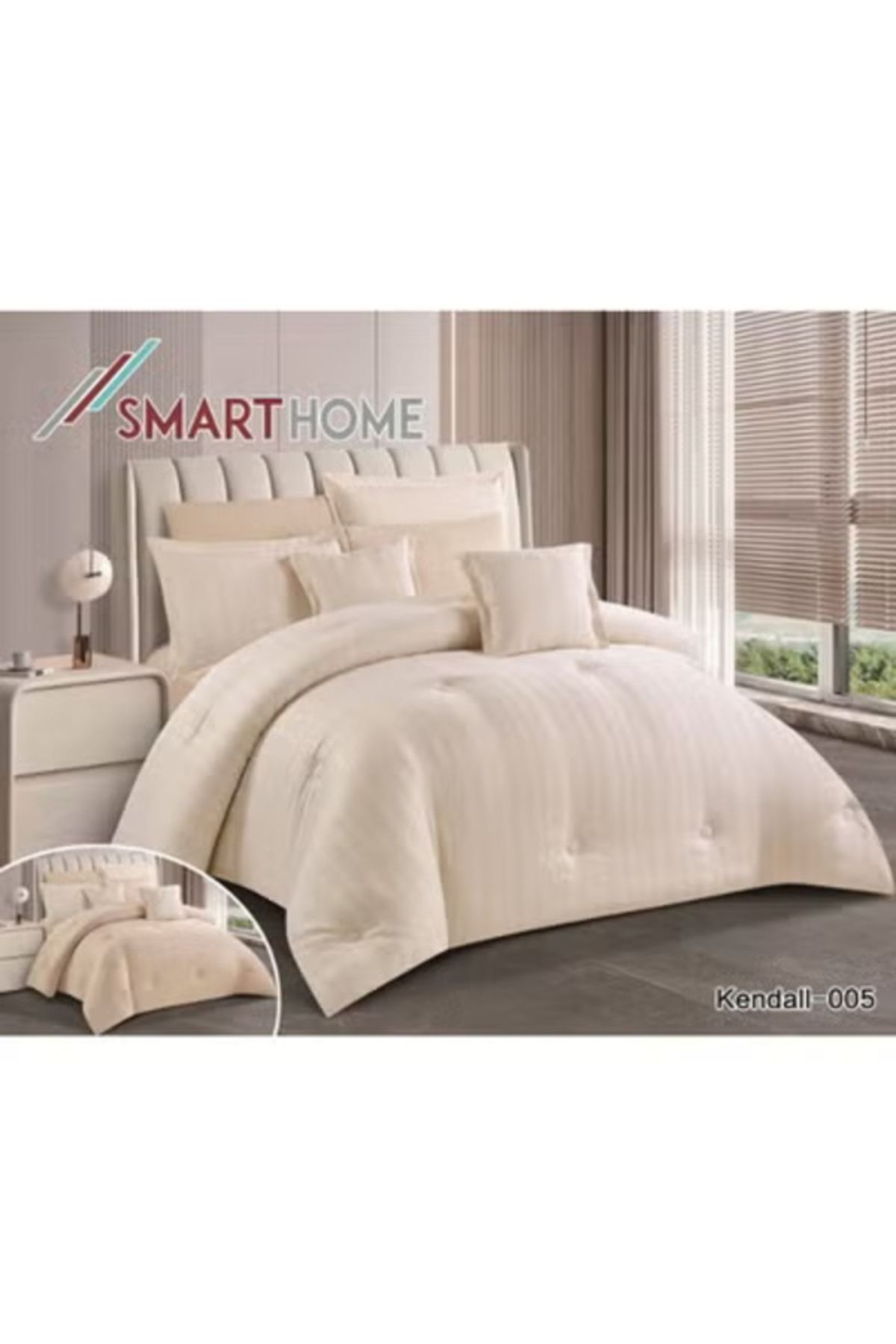 smart home-two-sided comforter set, two-sided mattress, consisting of 8 pieces, 8-piece comforter 2