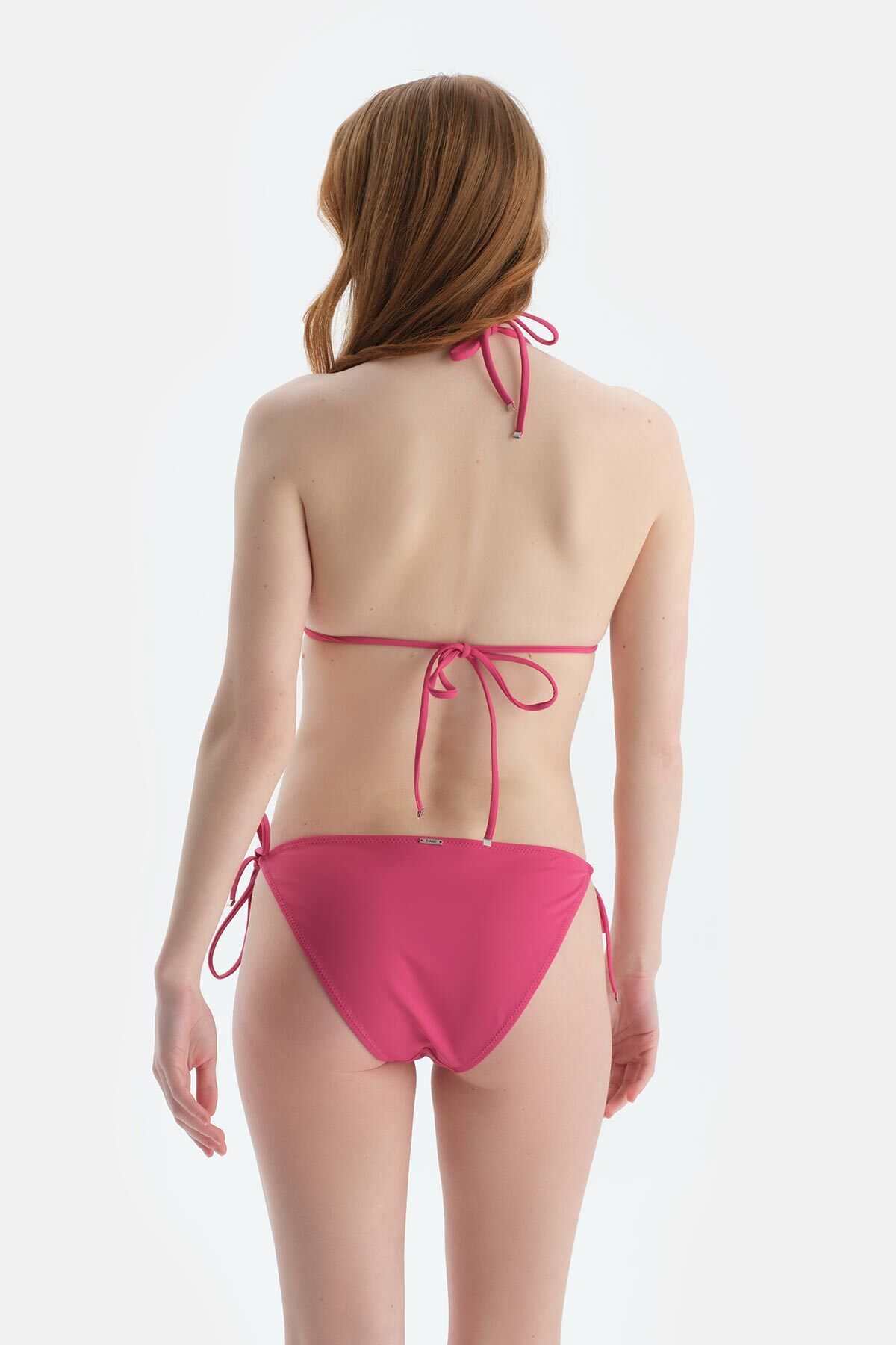 Dagi-Fuchsia Triangle Small Bikini Top 2