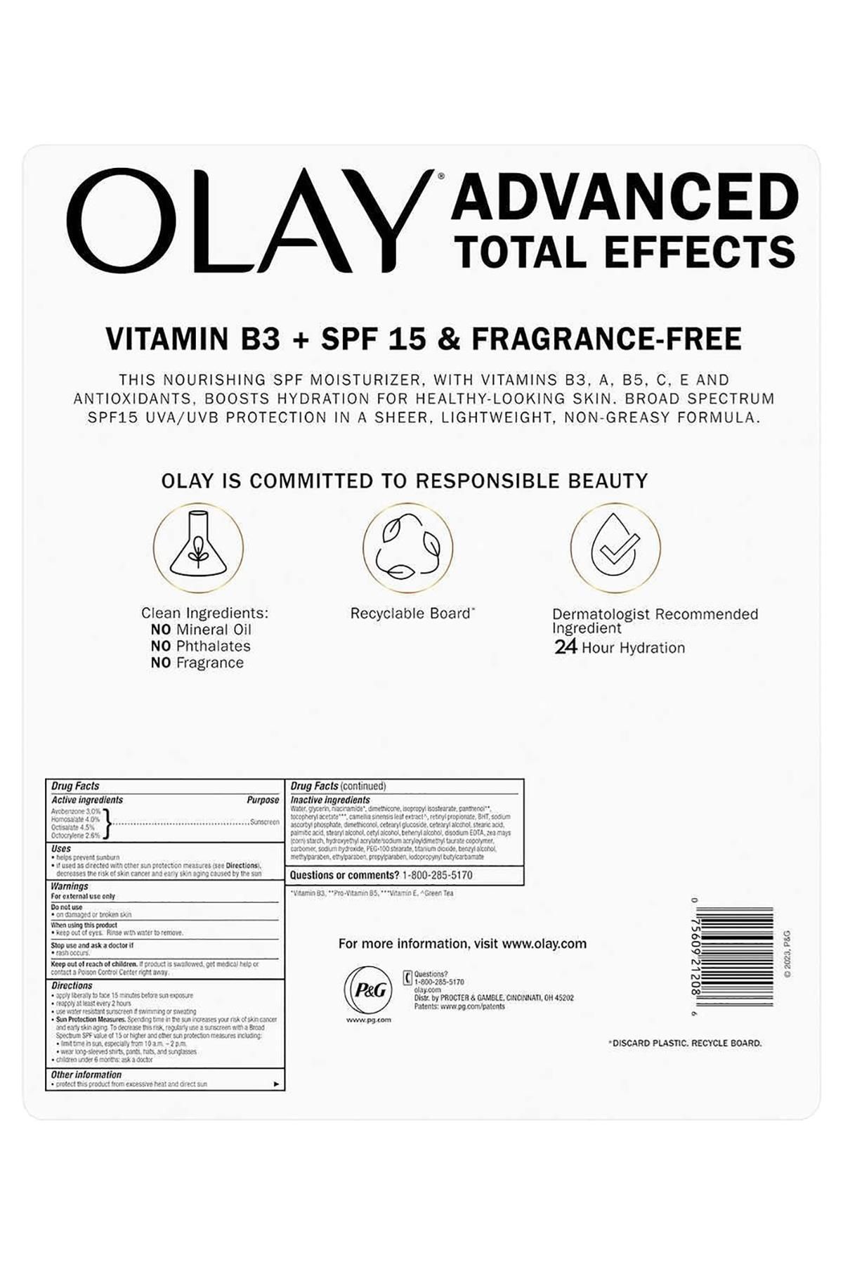 OLAY-Advanced Total Effects 7in1 Spf15 Moisturizing Face Cream 100ml 3