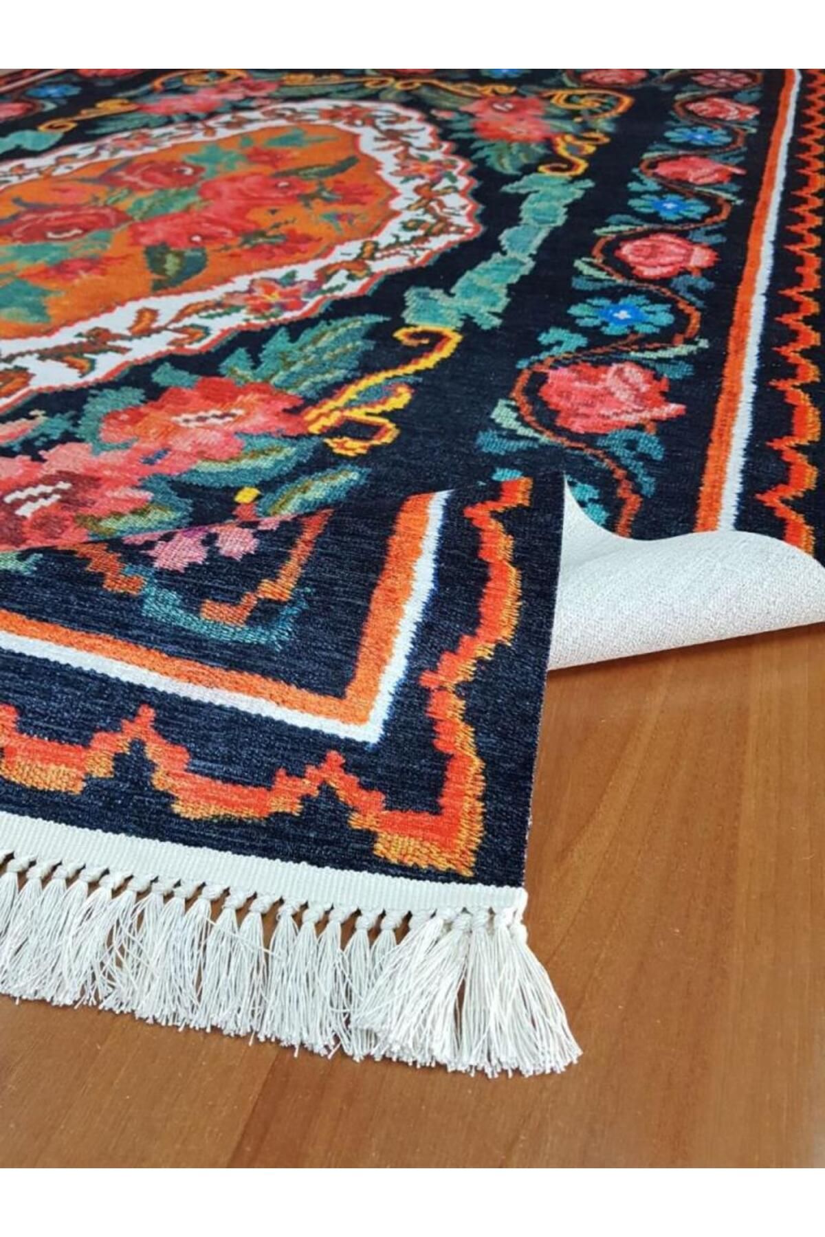Prizma 6009 KİLİM DESEN KAYDIRMAZ HALI 120x180cm - Fiyatı, Yorumları