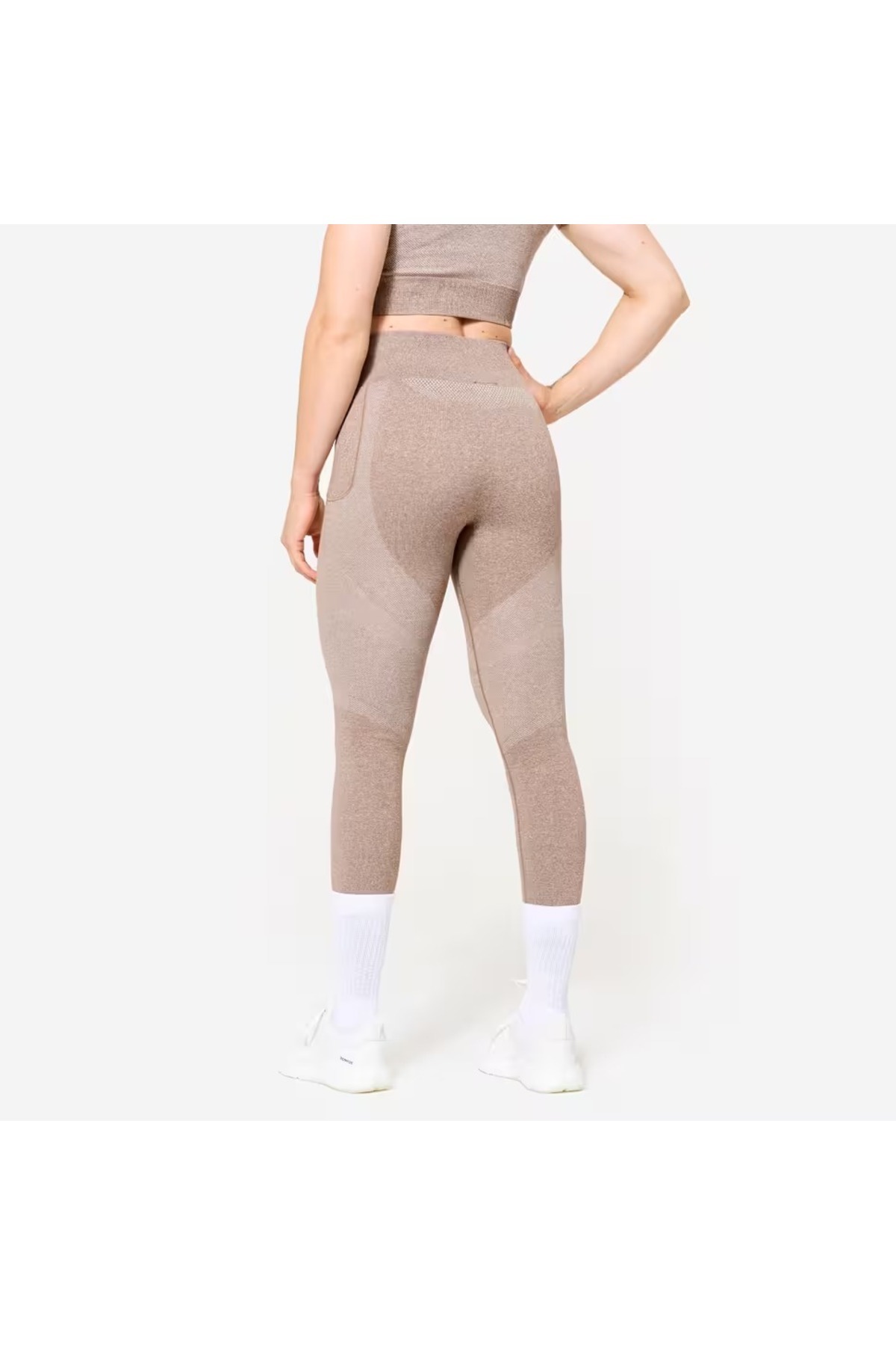 Decathlon-Women's Brown High Waist Sports Leggings 4
