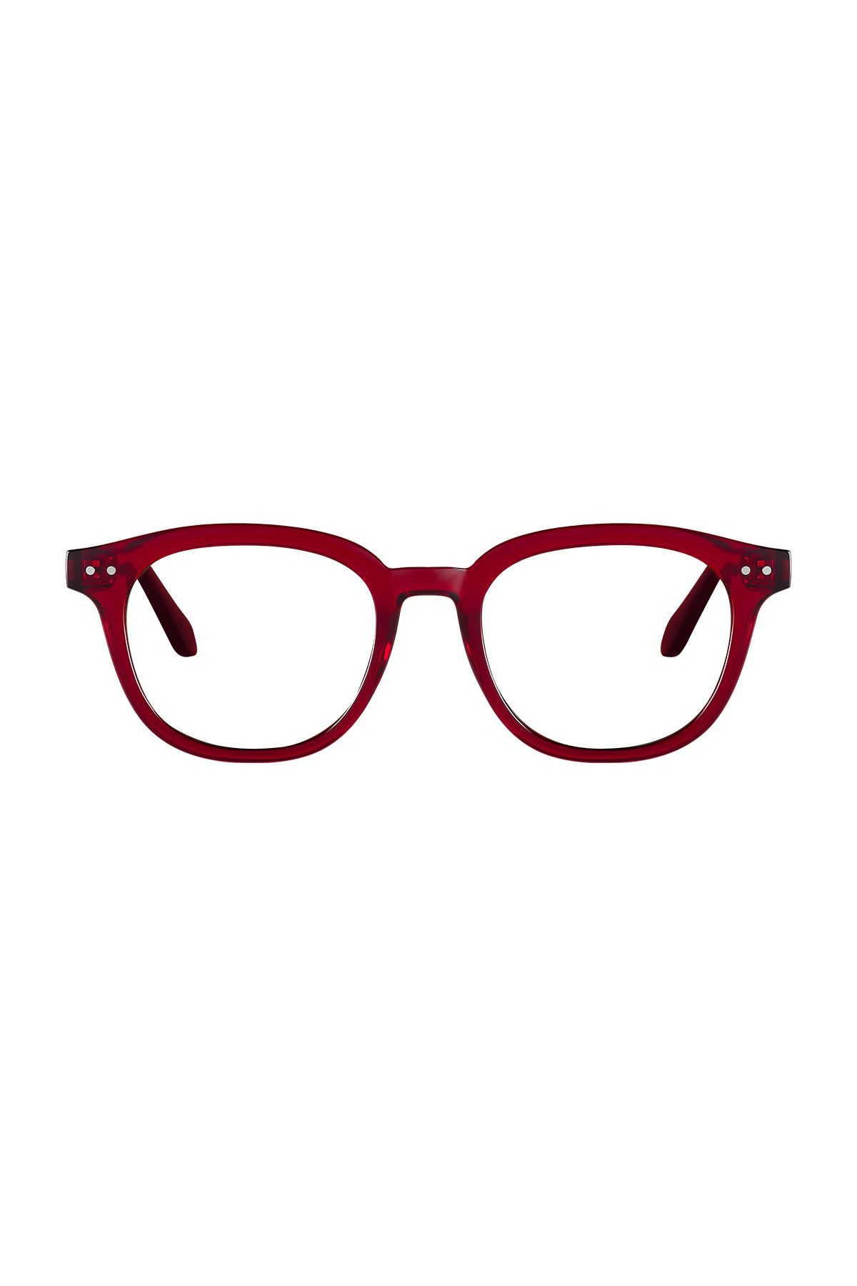 EYE OF HORUS-Aventurin-3000-M C2 Claret Red Acetate Blue Light Screen Glasses 3