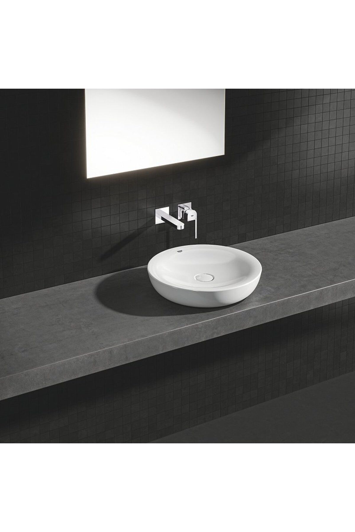 Grohe-Grohe Plus 29303003 washbasin mixer, wall mounted, single lever, size M, requires fixing set, Chrome 4