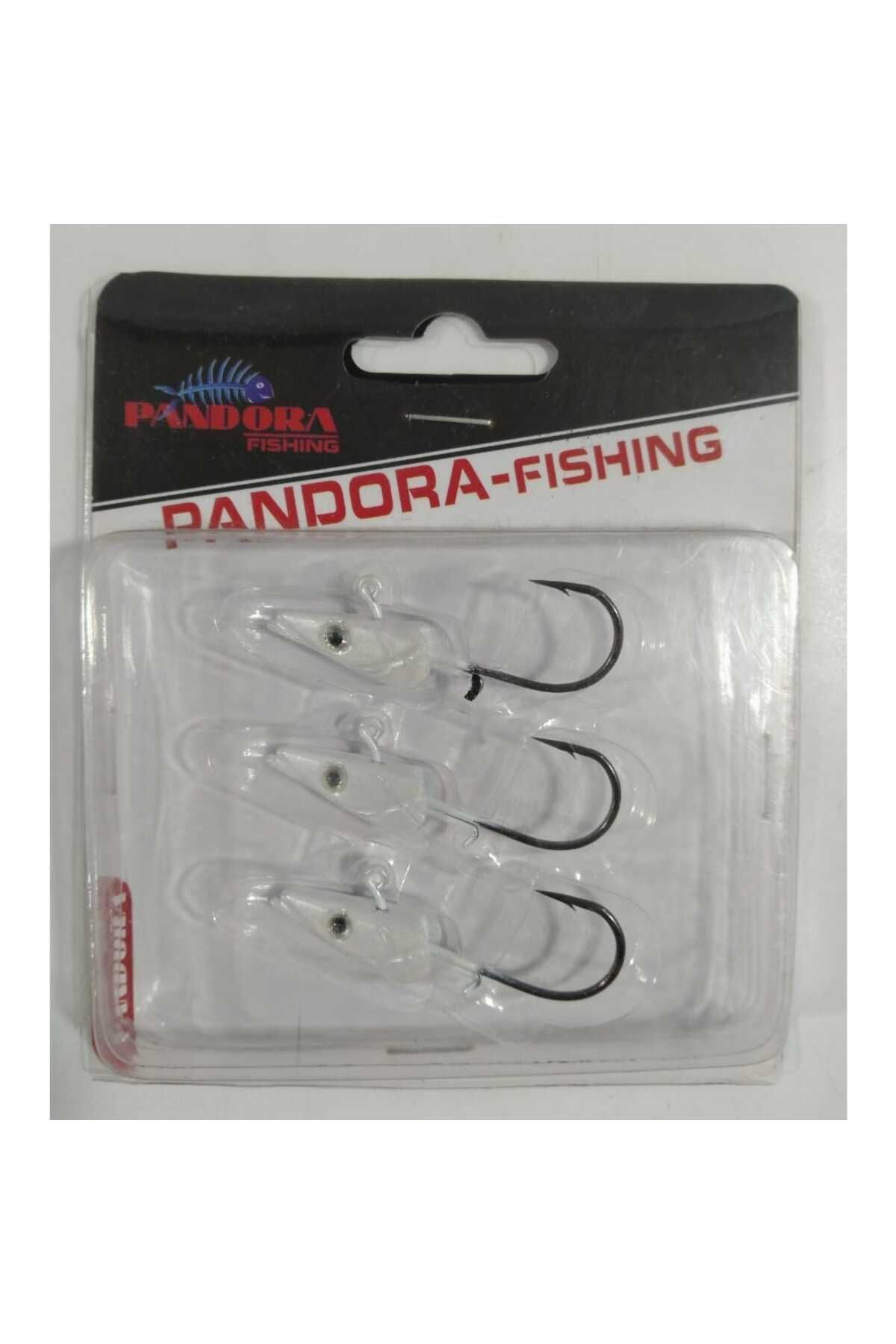 Pandora Sandeel 14 GR 3 Adet Jig Head - WHİTE HEAD