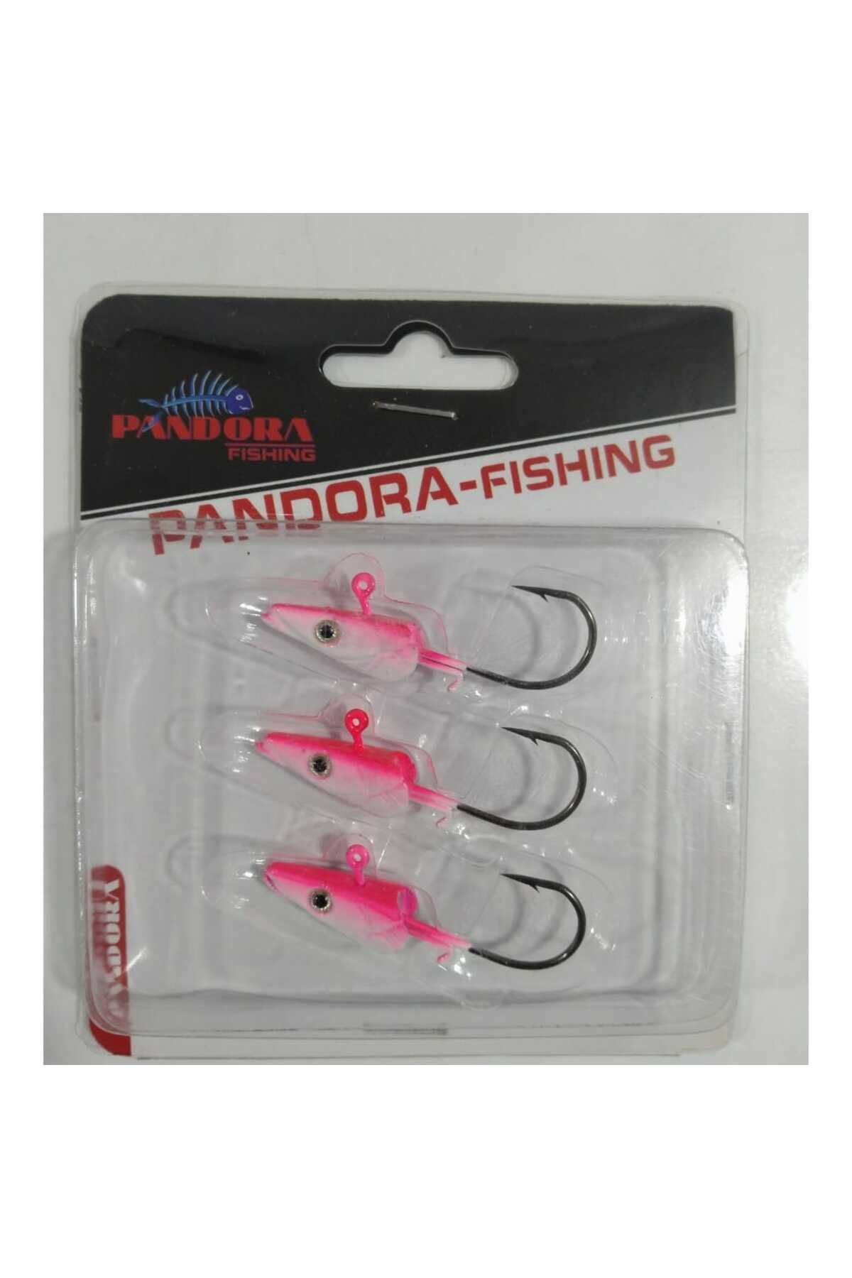 Pandora Sandeel 14 GR 3 Adet Jig Head - PİNK HEAD