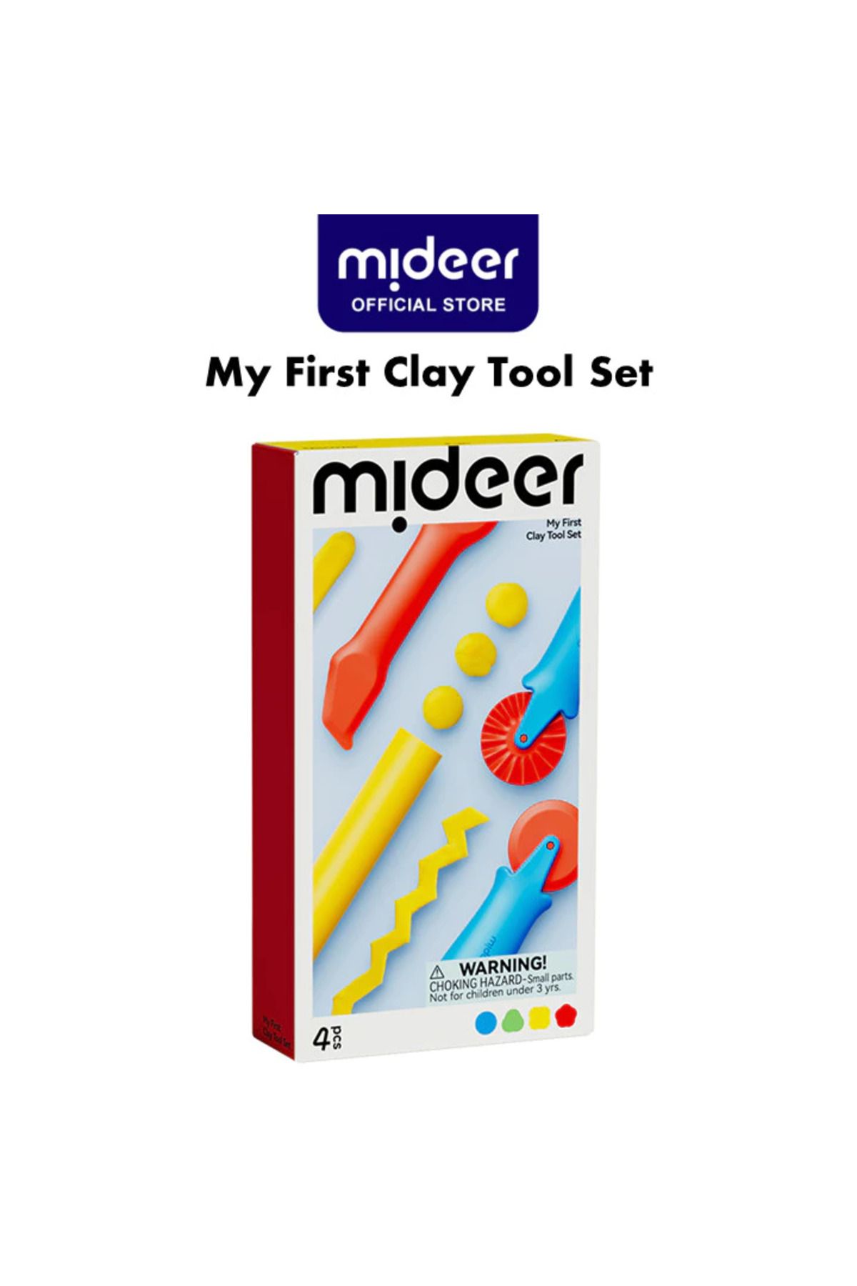 Mideer-Plasticine Modeling Tool Set, Clay, 4 Different Tools 3