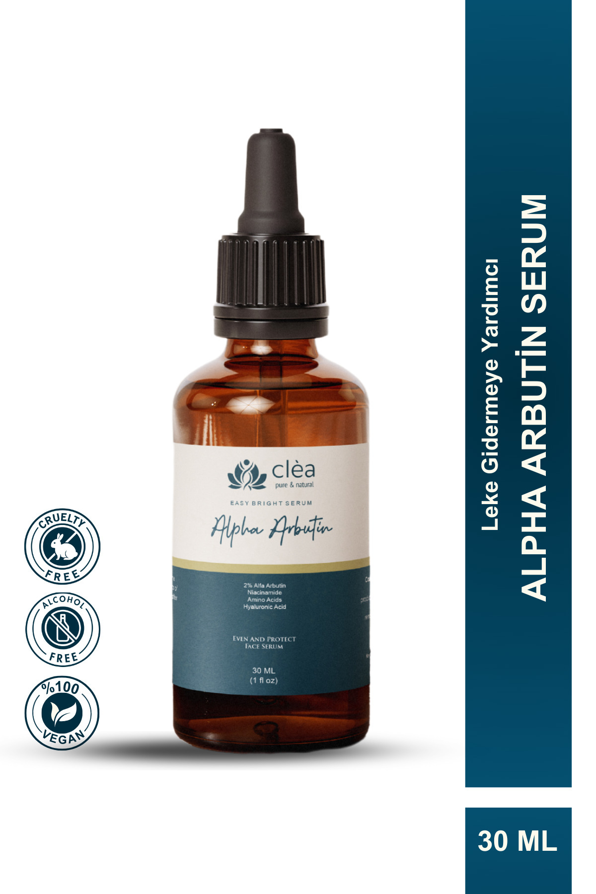 Clea Cosmetic Clea Alpha Arbutin - Leke Karşıtı Onarıcı ve Aydınlatıcı Serum - (2% ARBUTİN) — CL54
