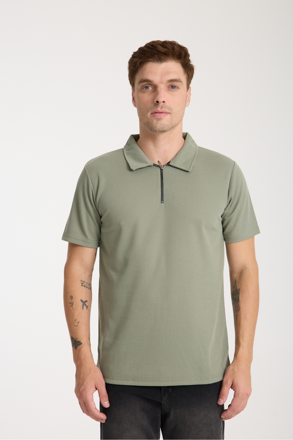 Verge Slim Fit Polo Yaka T-shirt — 4