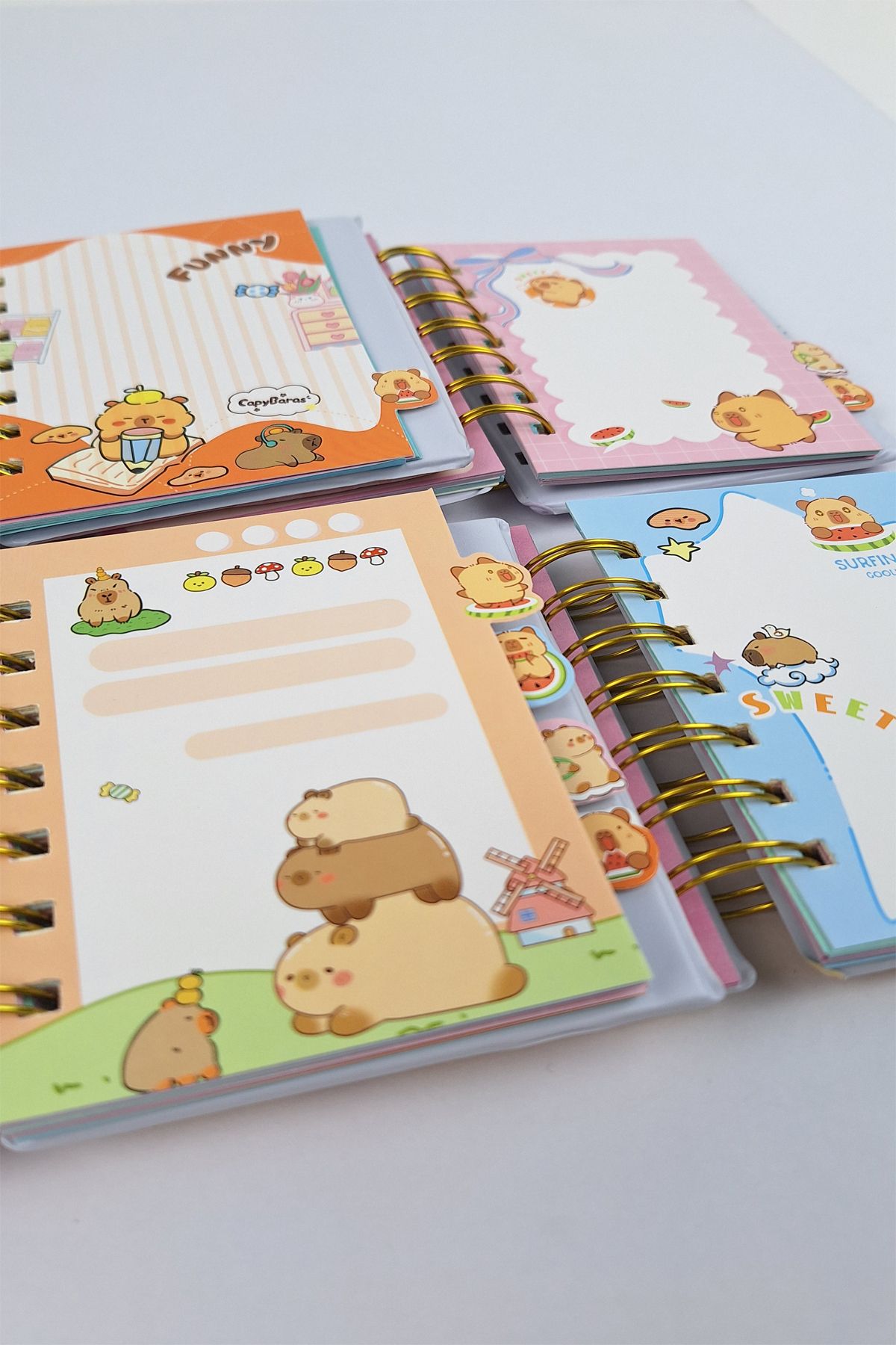Bold Grup-Capybara Character Puff Notepad - 1 Piece 3
