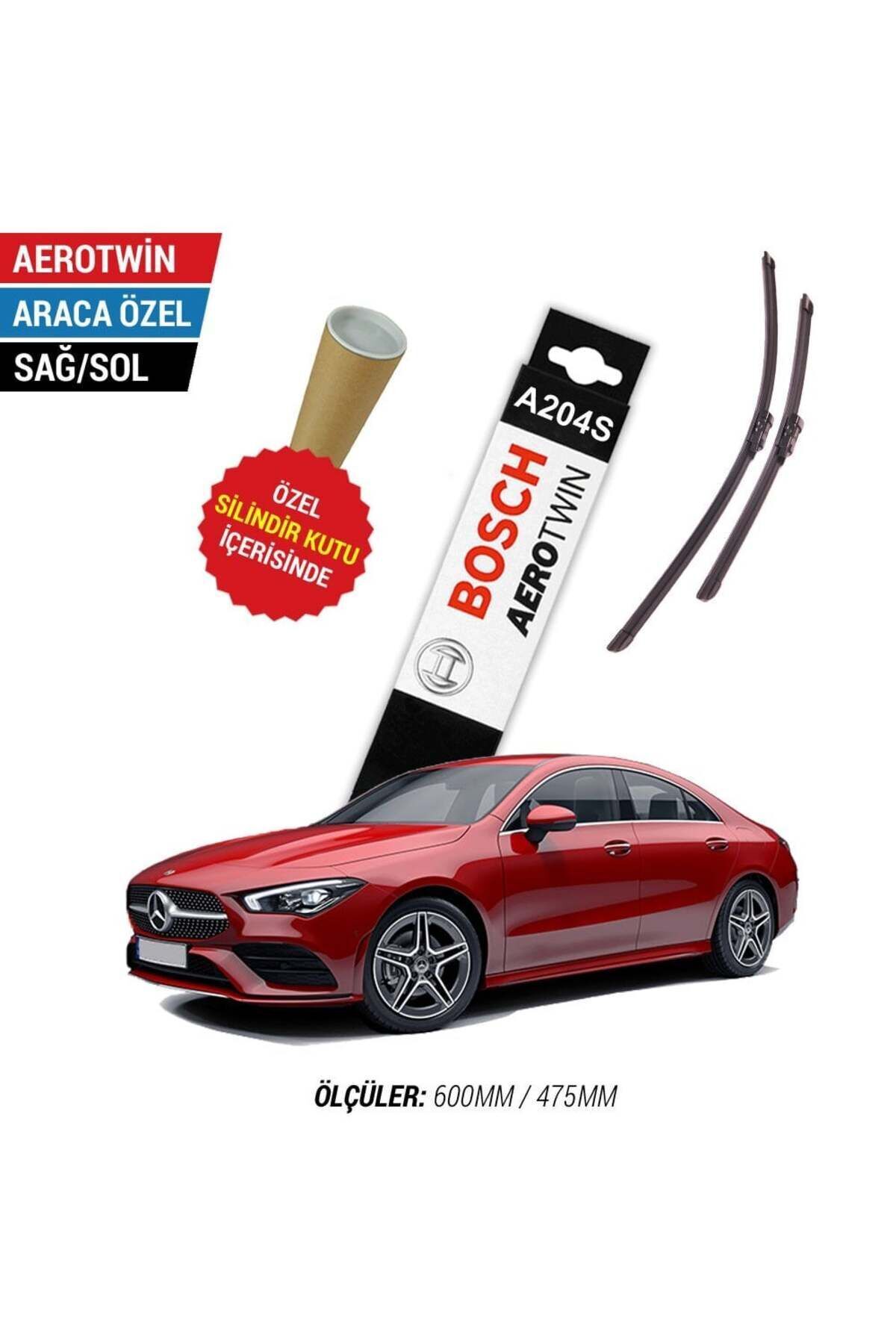 Bosch Mercedes CLA Silecek (2019-2025 W118) Aerotwin A204S