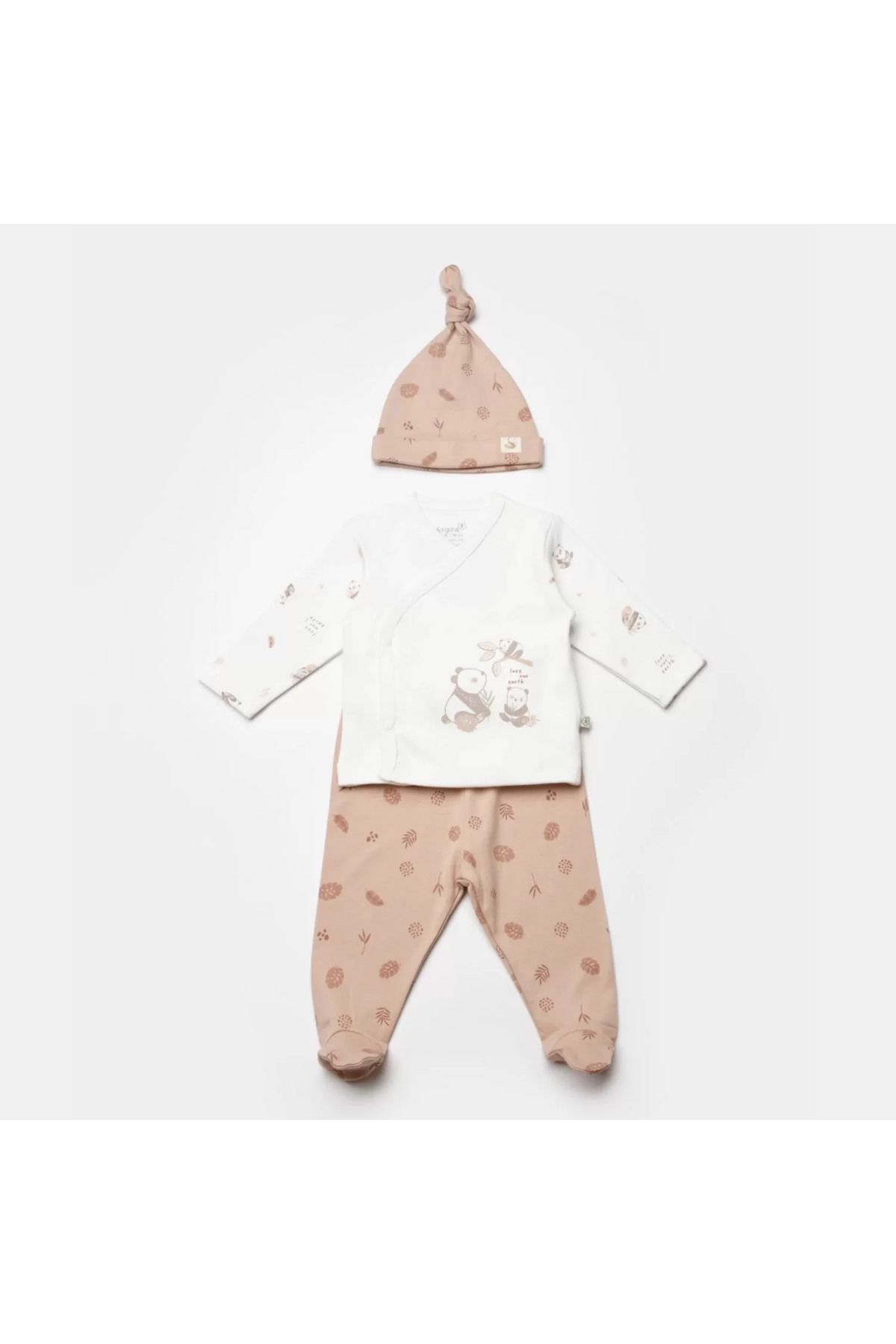 RUBY BOUTİQUE Love Our Earth 3 Parça Set Mocha