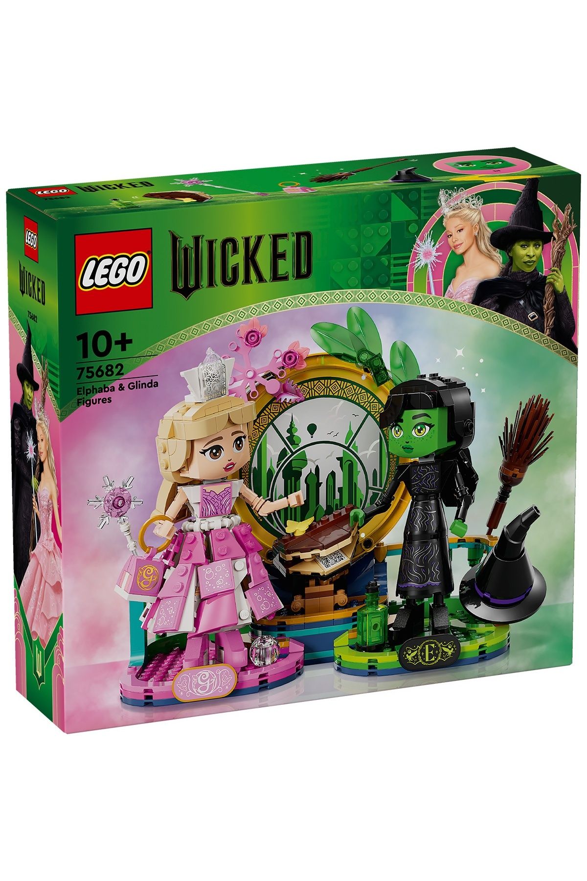 LEGO-Set LEGO Wicked - Figurinele Elphaba si Glinda (75682) 2