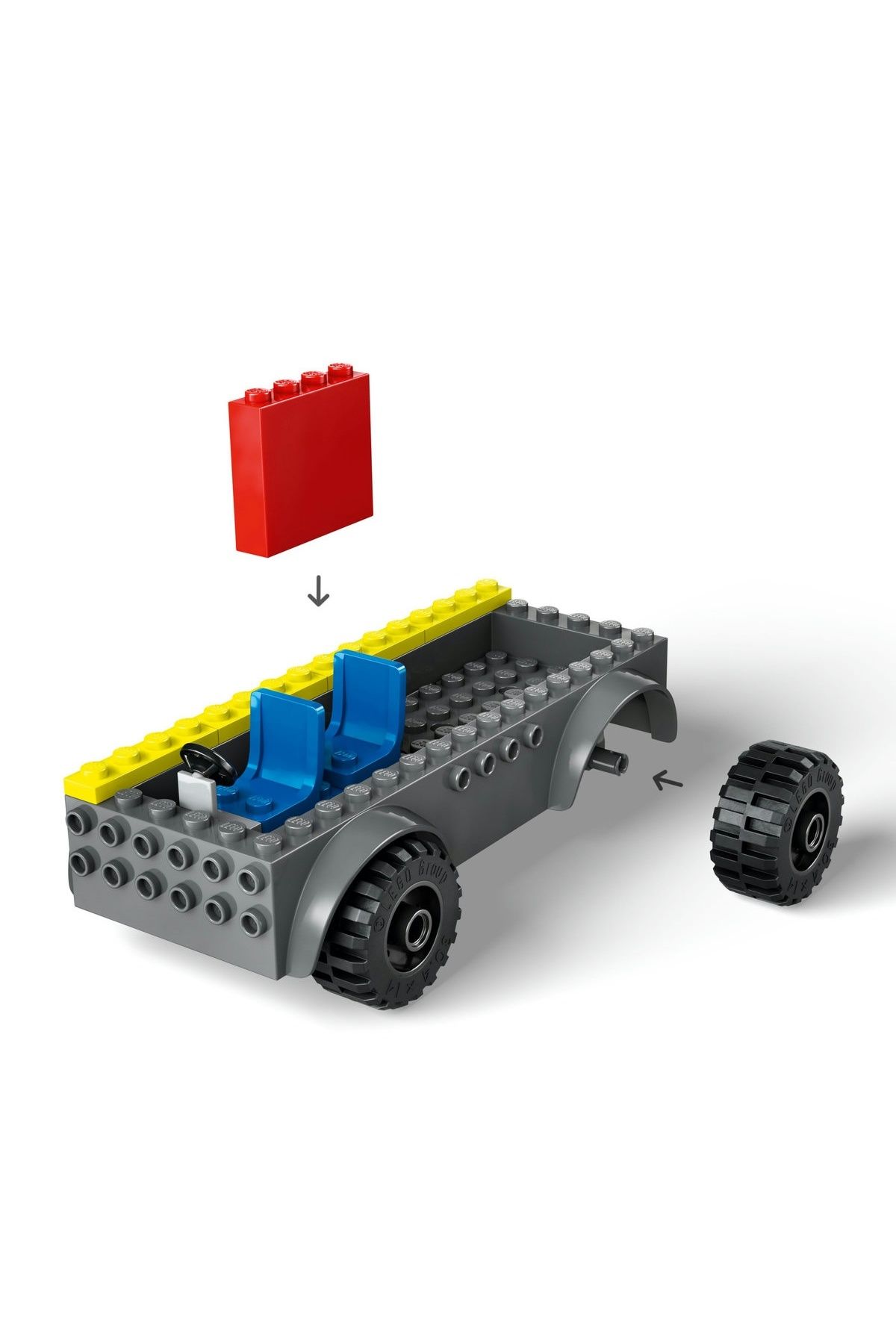 LEGO-LEGO City set - Fire truck with ladder (60463) 5
