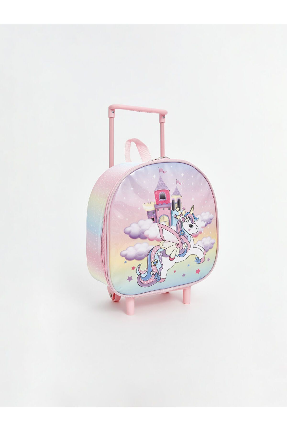 LC Waikiki-Lcwaikiki - Colorful Printed Wheeled Rickshaw Girl's Bag 1