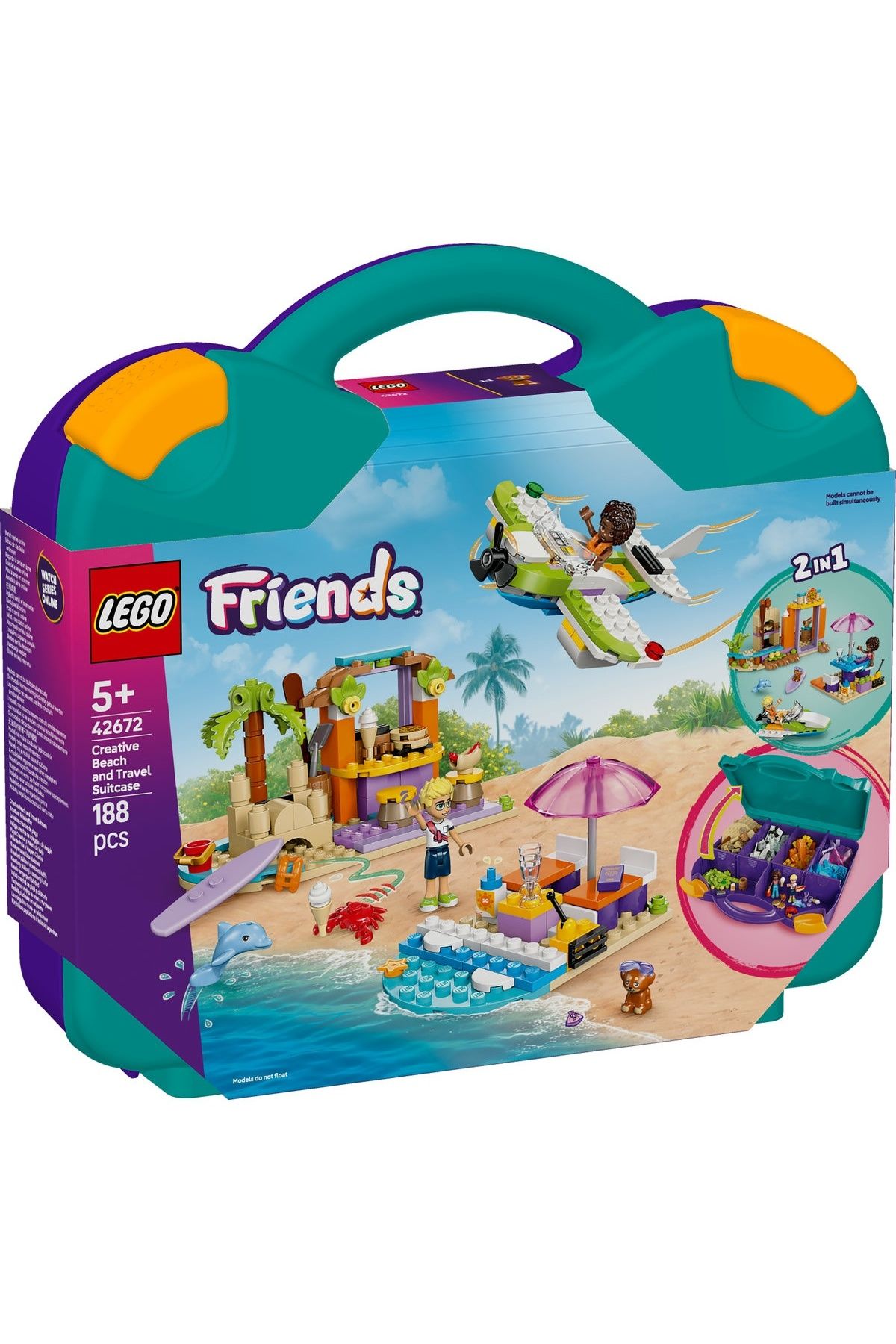 LEGO Set Lego Friends - Valiza Pentru Plaja Si Calatorie (42672) - One Size