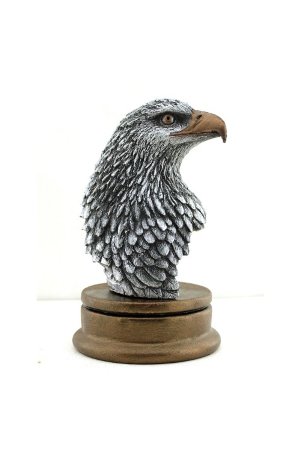 Mu Art Ahşap Kartal Büstü