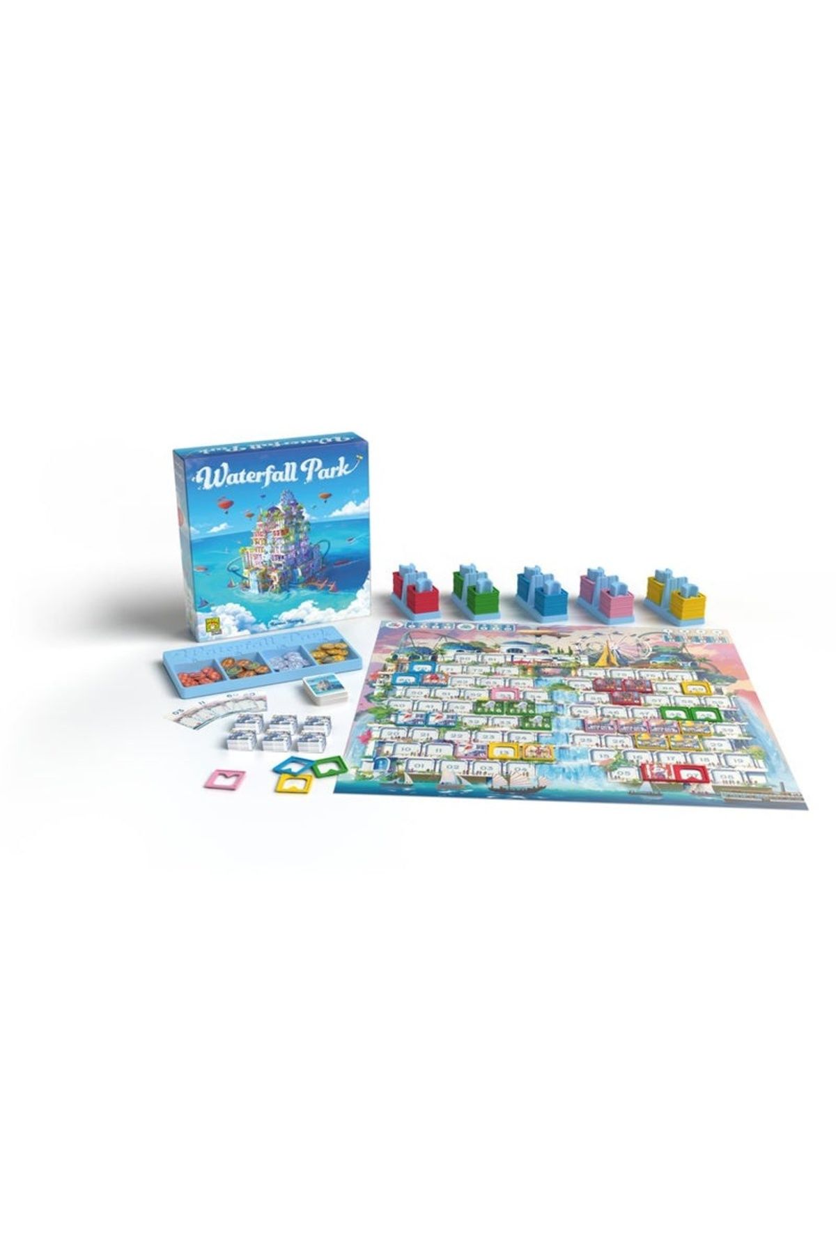 Asmodee-Board game Waterfall Park, English language 2