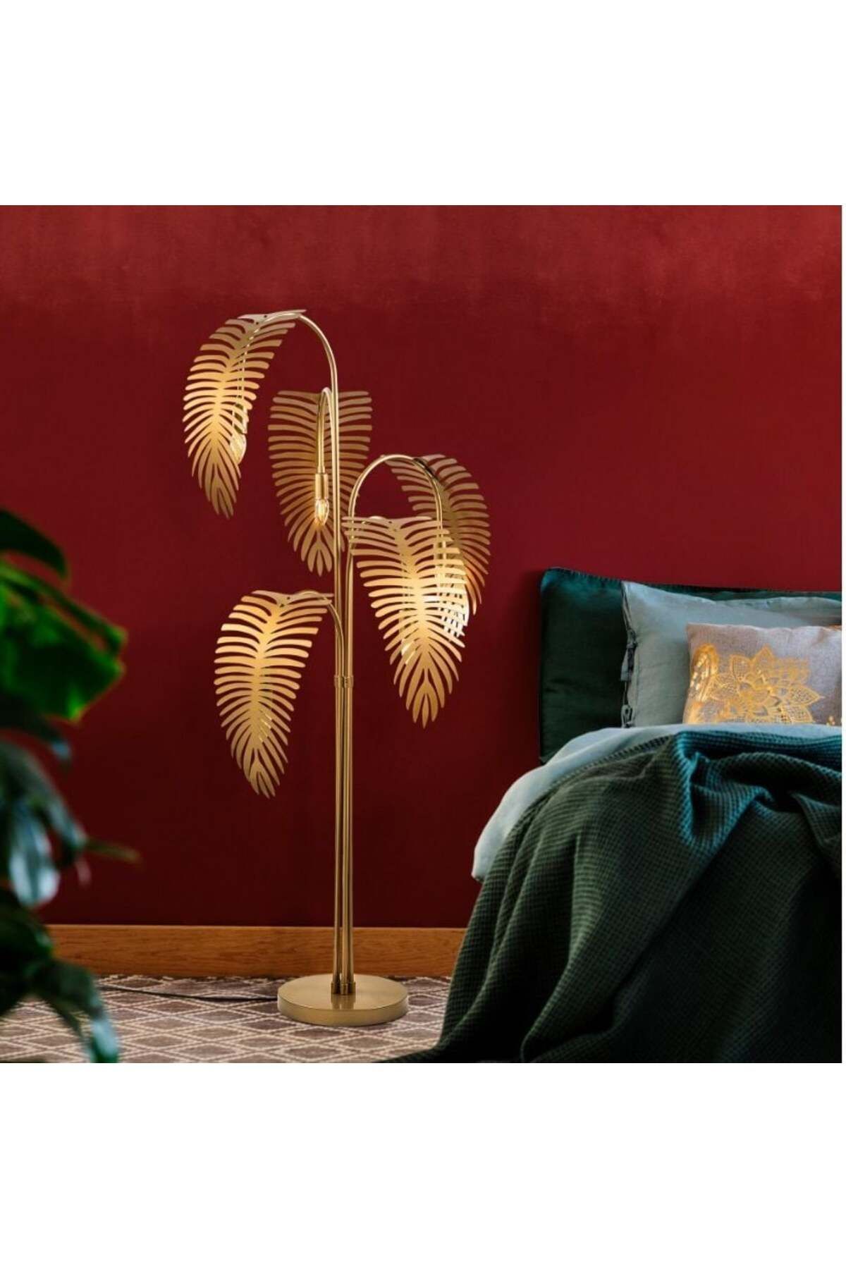 North Lighting PALM METAL YAPRAKLI 5'Lİ LAMBADER