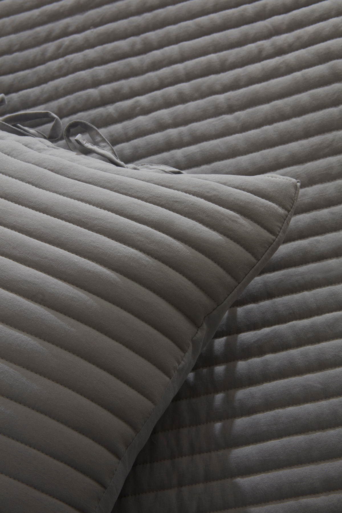 Karaca Home-Gray Elie Single Bedspread Set 5
