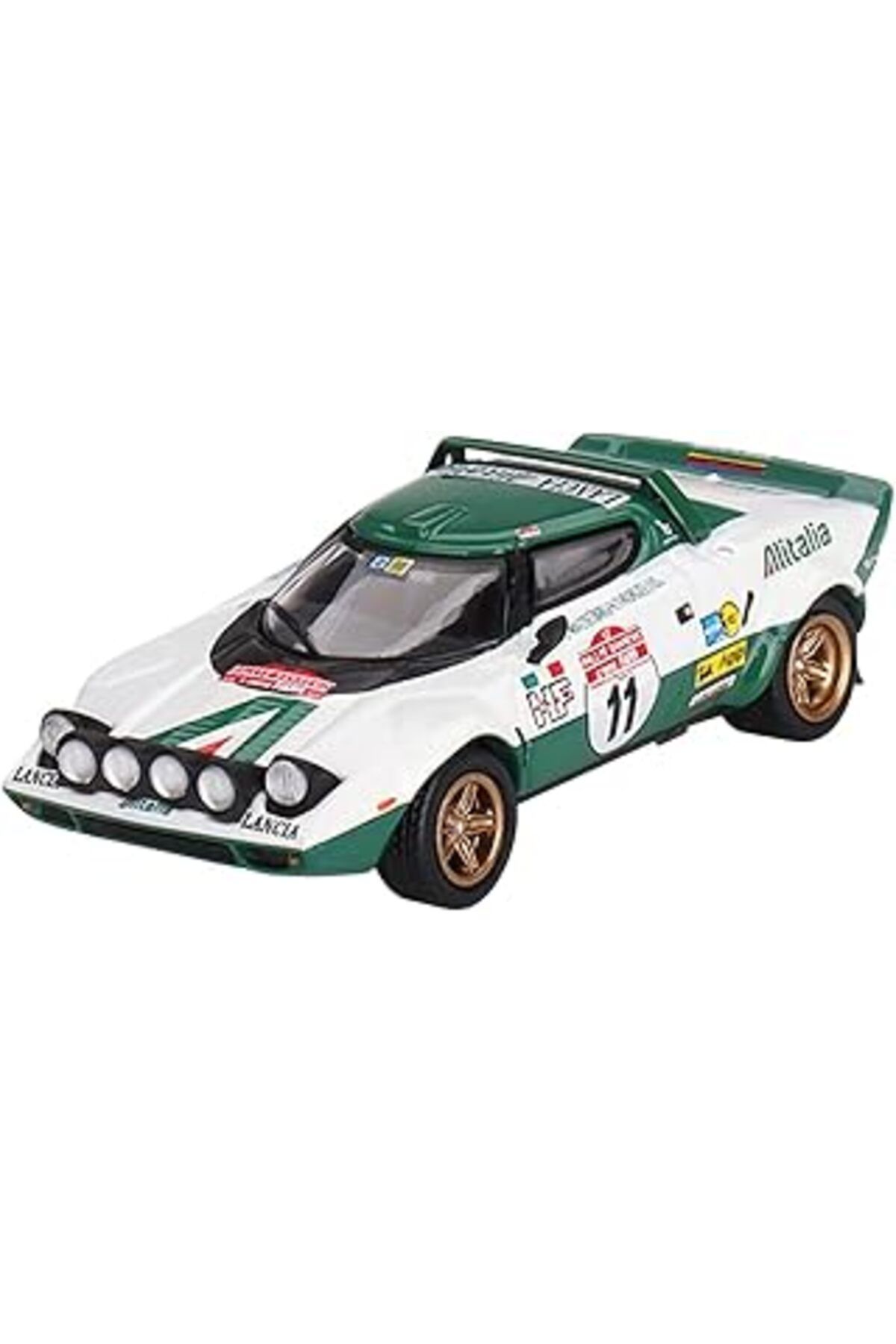 Mu Art Ahşap Mini Gt Lancia Stratos Hf 1975 Rally Sanremo Winner #11 628