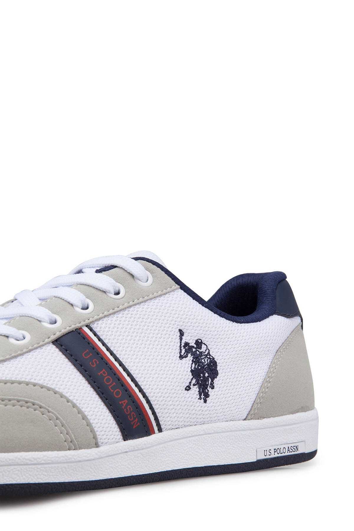 U.S. Polo Assn.-Adidași albi pentru copii 6