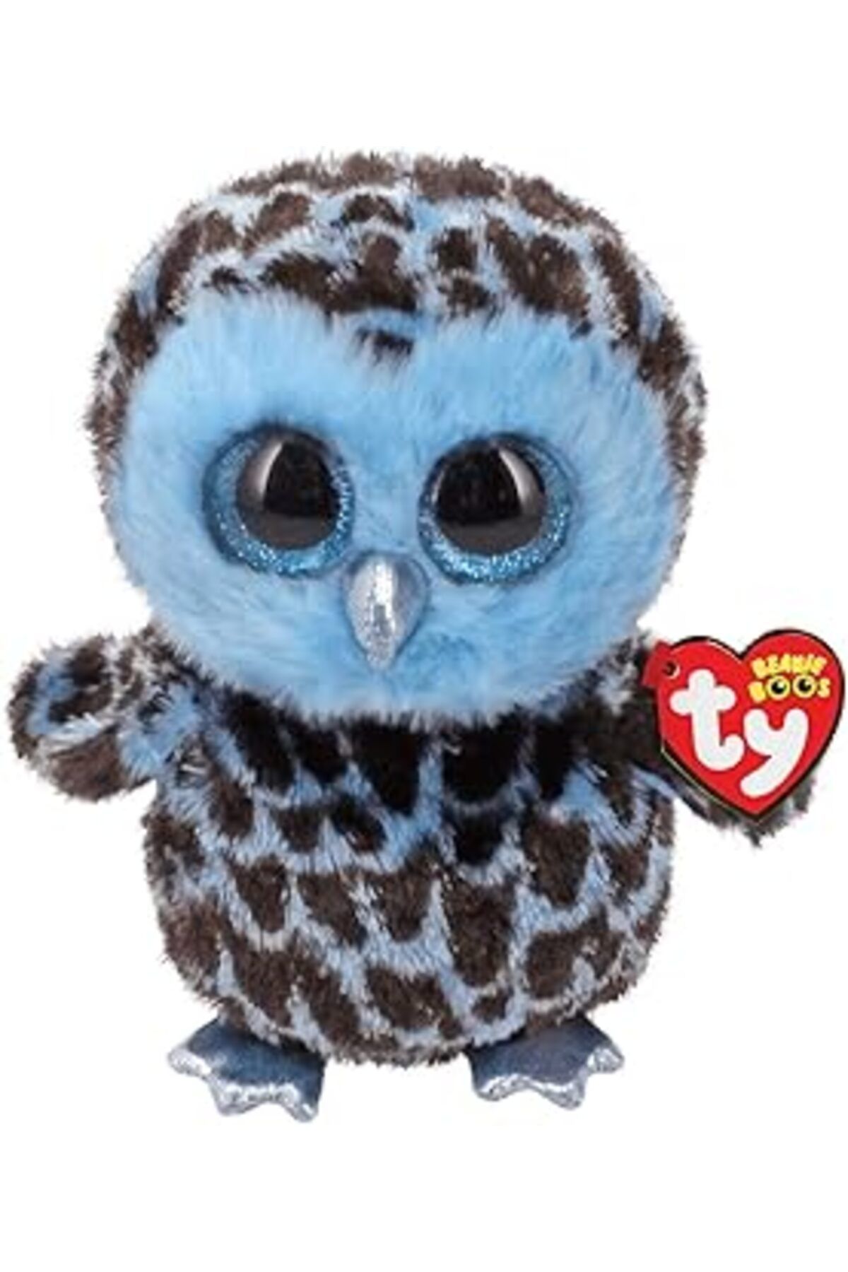 Mu Art Ty Peluş-Ty Beanie Boos Yago Mavi Baykuş 15 Cm.