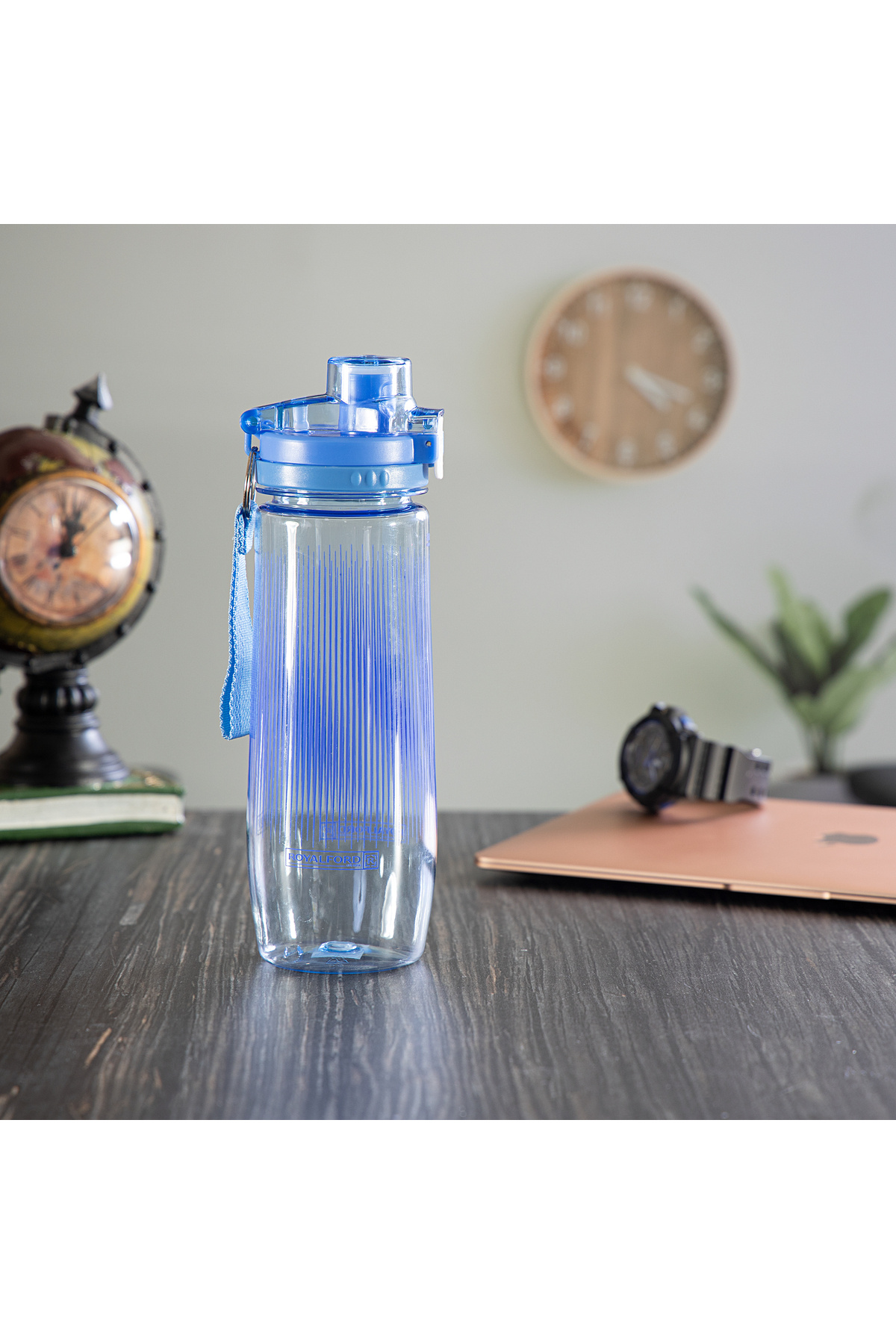 ROYALFORD-850ml Plastic Water Bottle, RF6422BL Assorted 4