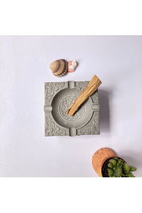 SOFT El Yapımı Beton Küllük – Sade, Şık ve Kişiselleştirilebilir