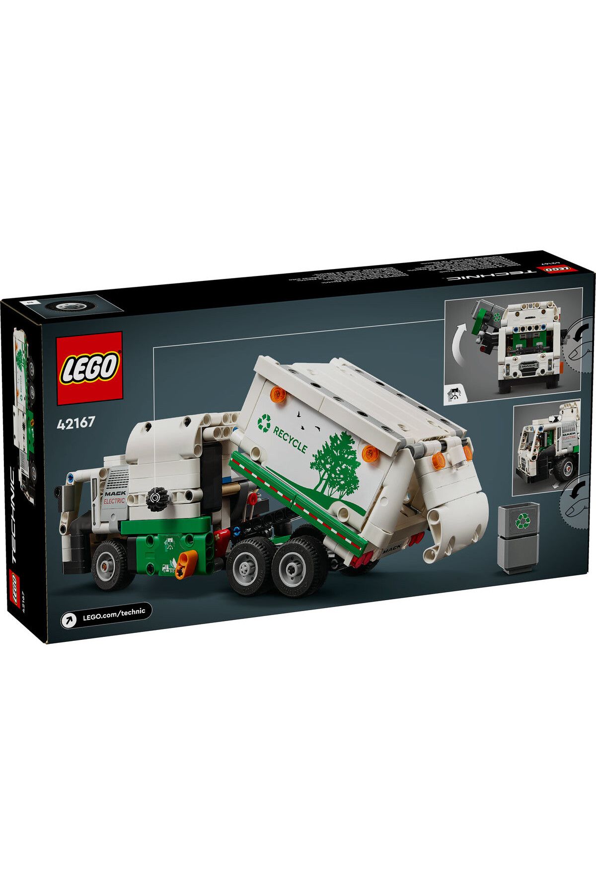 LEGO-LEGO Technic set - Mack LR Electric Garbage Truck (42167) 3