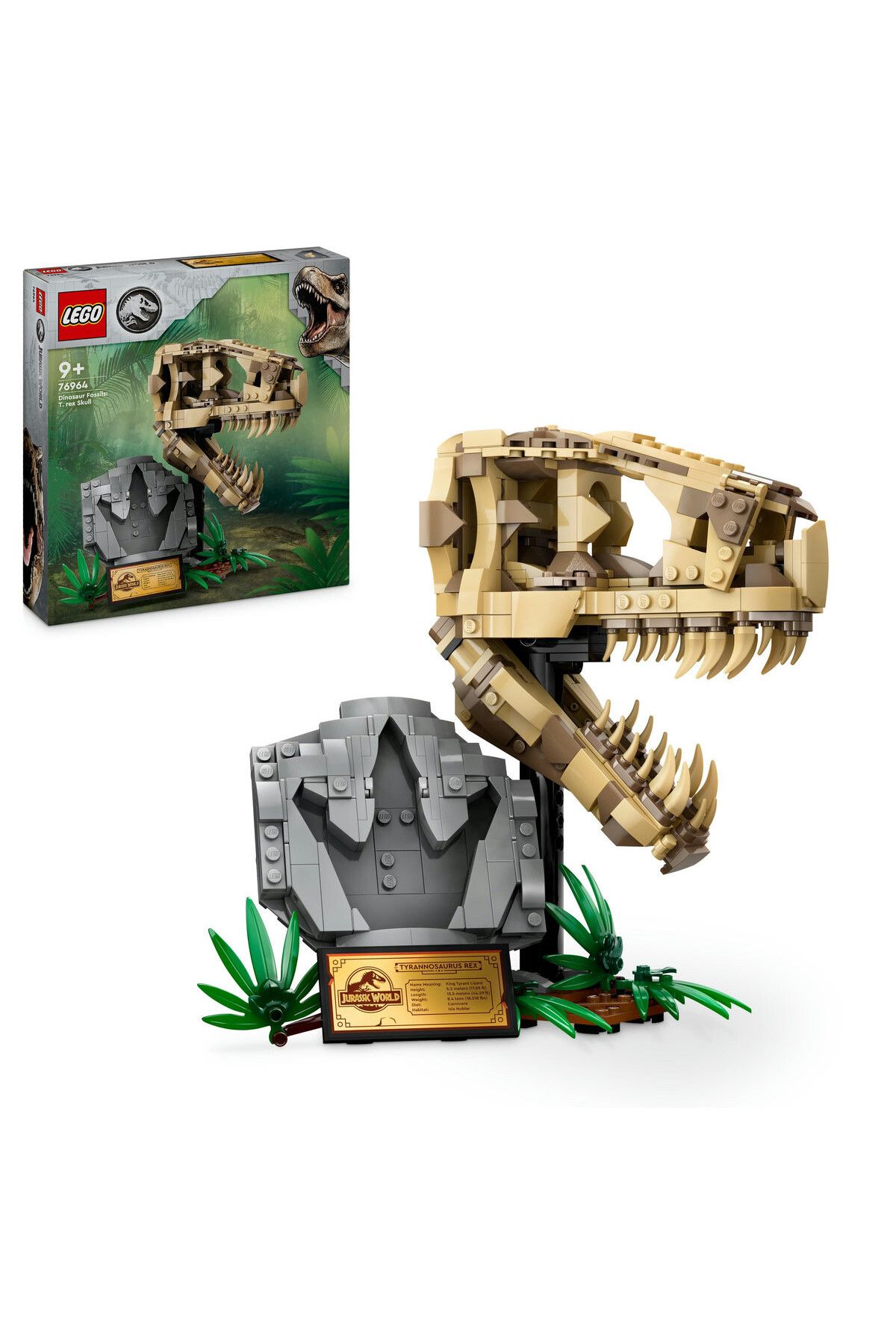 LEGO-LEGO Jurassic World set - Dinosaur Fossils: T.rex Skull (76964) 1