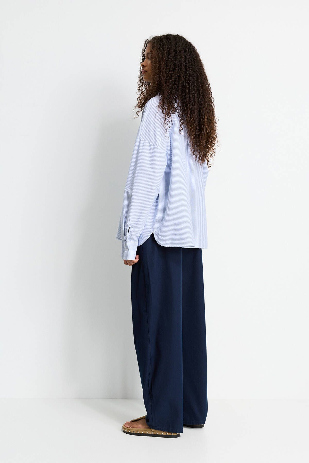 Pull & Bear-Striped shirt with pocket 4