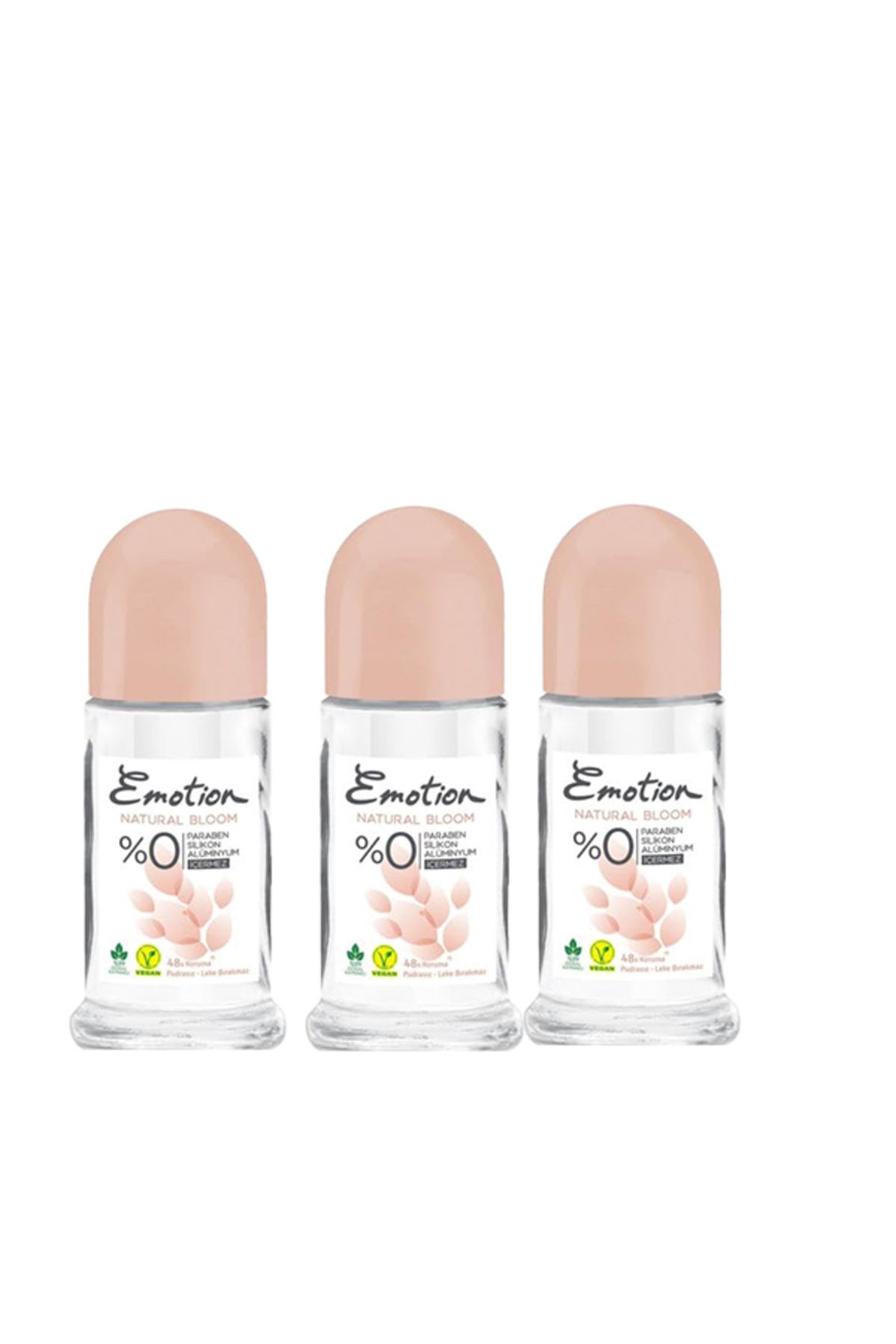 Emotion Natural Bloom Roll On 50ml (3 Adet)