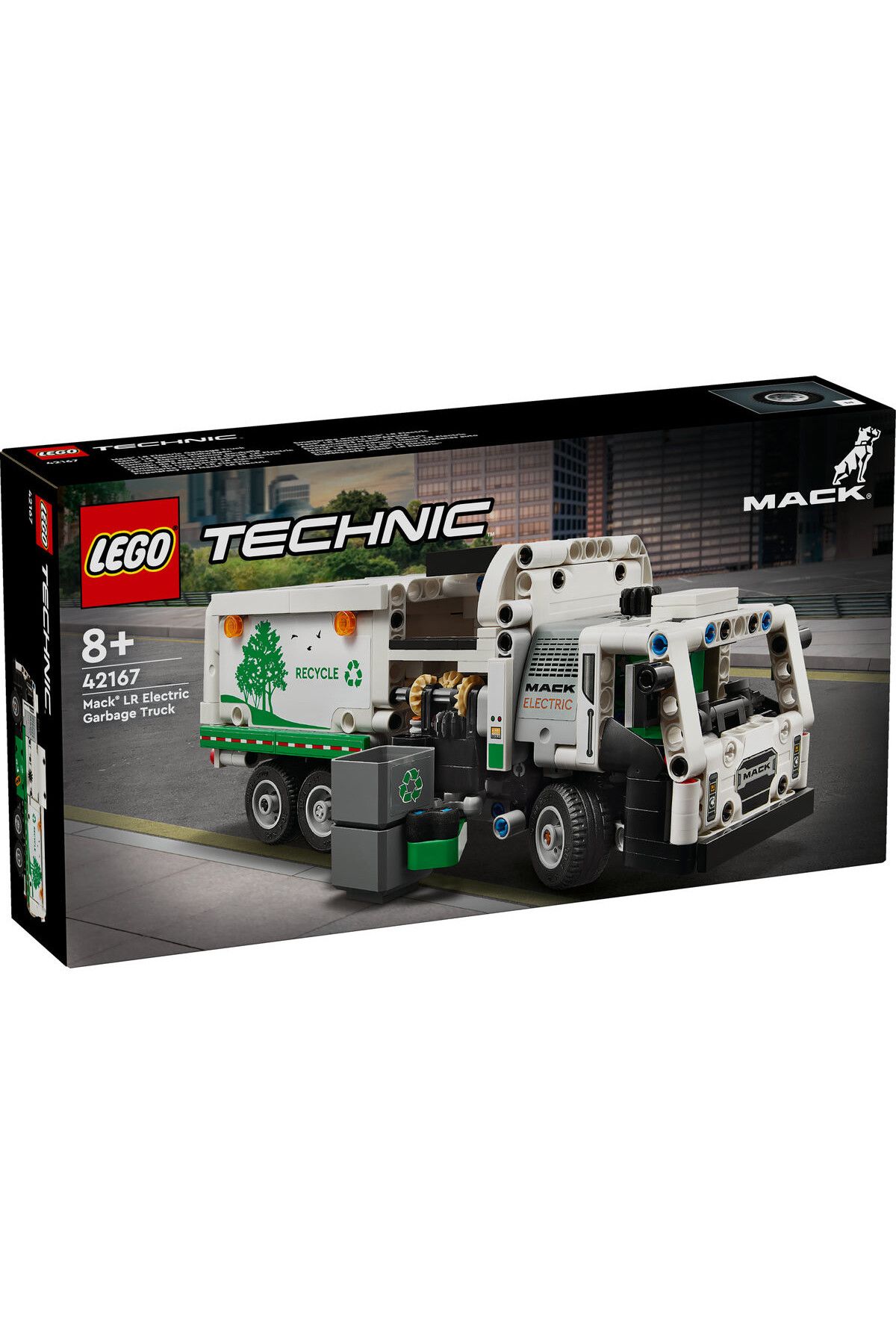 LEGO-LEGO Technic set - Mack LR Electric Garbage Truck (42167) 2