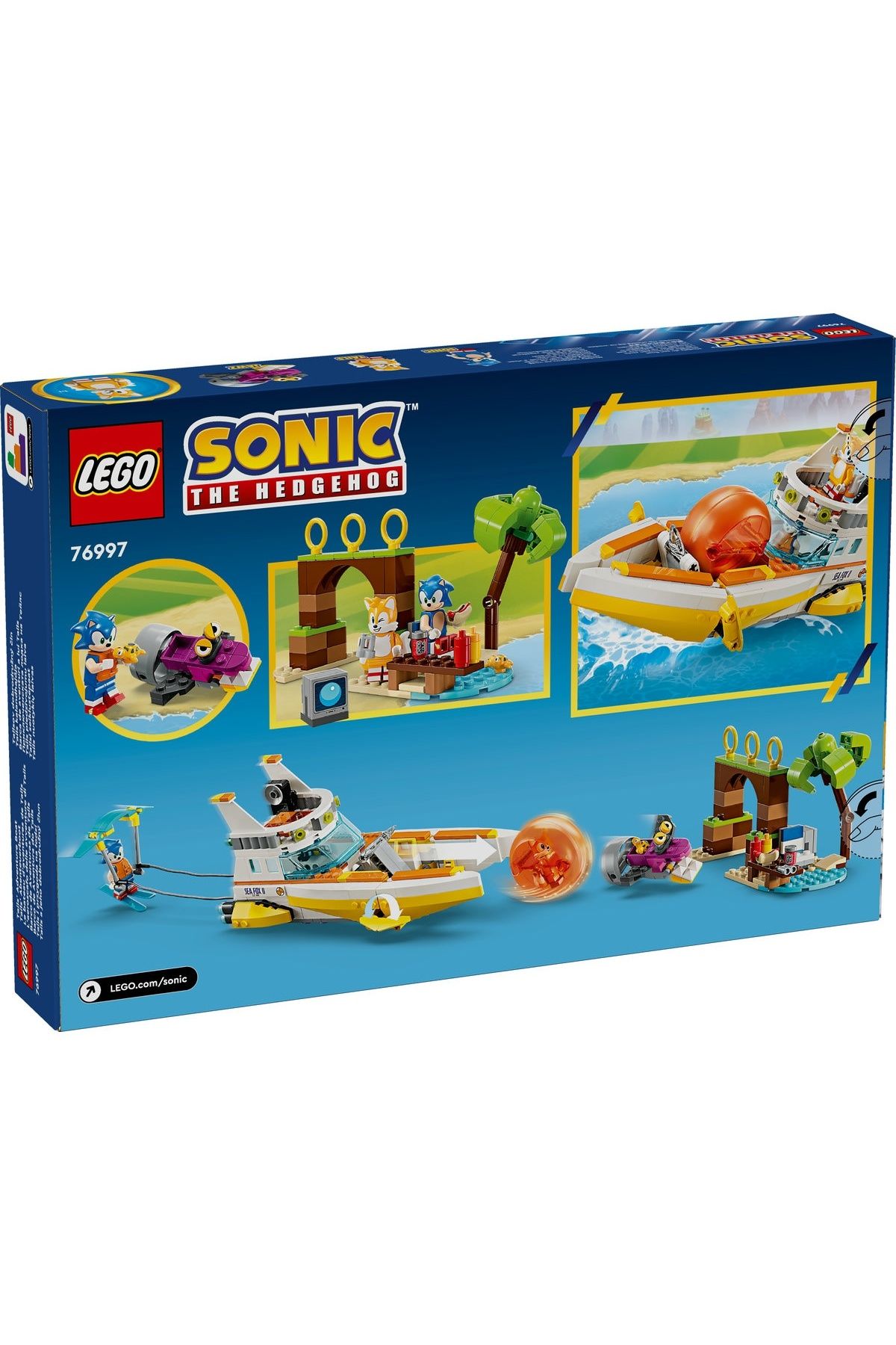 LEGO-Set LEGO Sonic the Hedgehog - Barca de aventuri a lui Tails (76997) 3