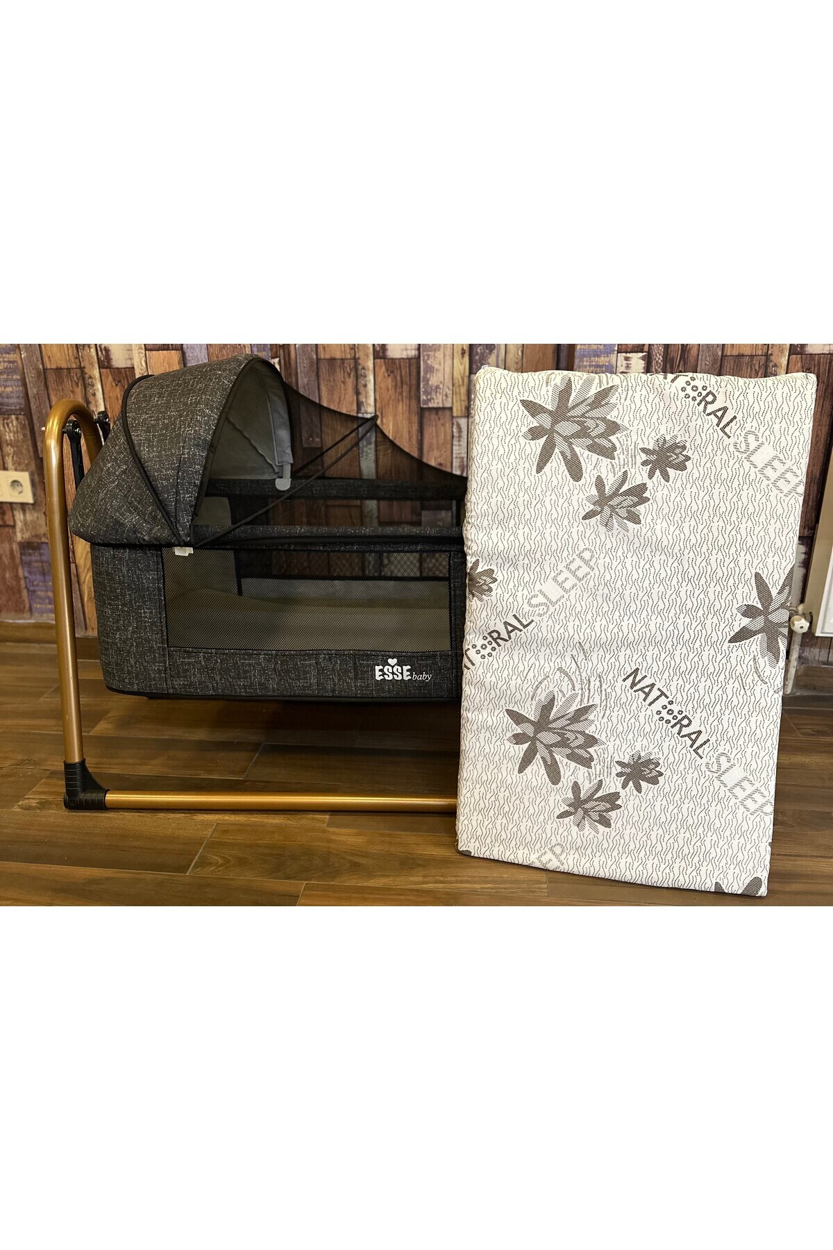 QESSO Baby Natural Beşik Yatağı 50x80cm Bebek Yatak 5cm fotoğrafı 2 (önizleme)