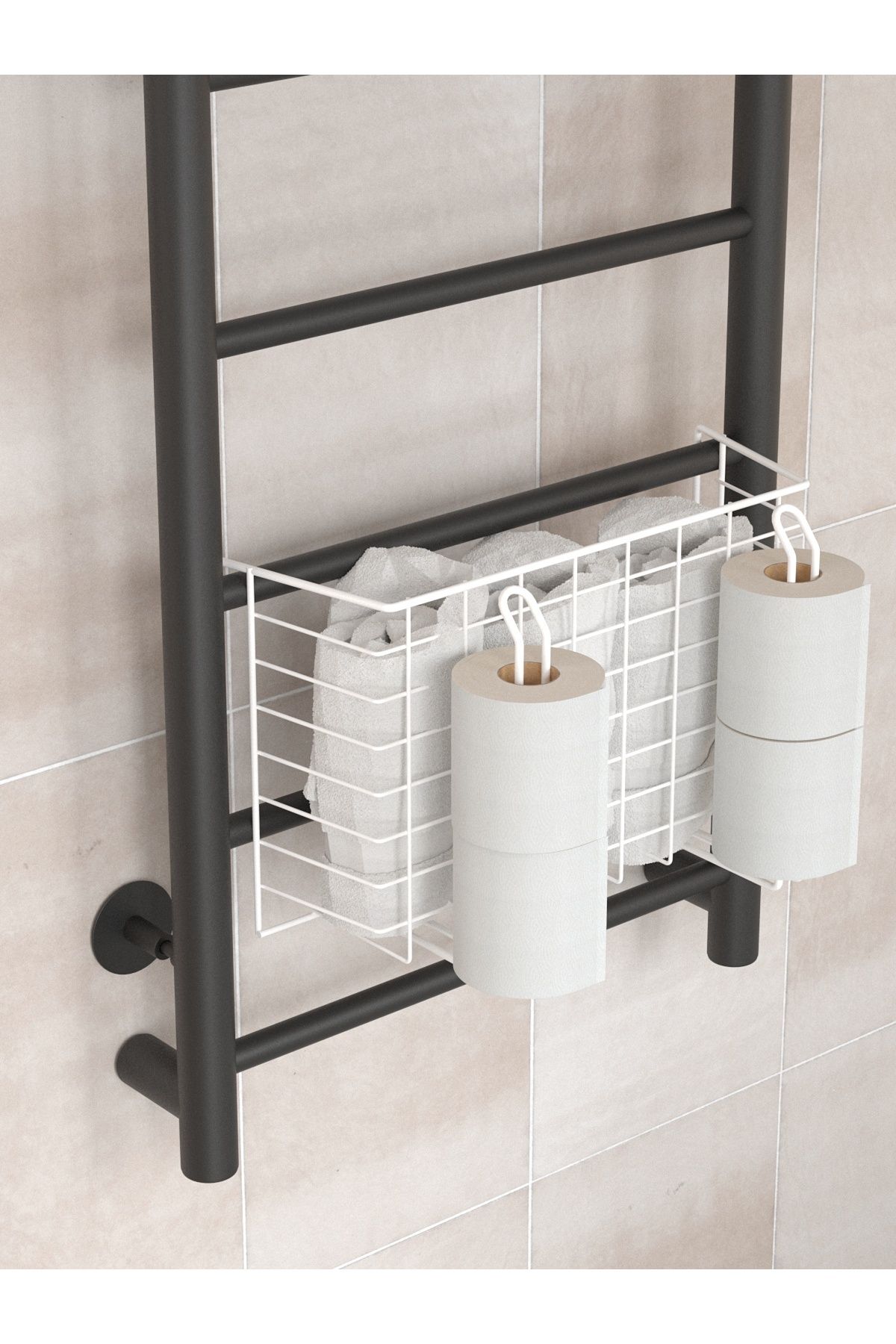 Suntel Organizator Pentru Baie Organizator Suport Pentru Șampon Suport Pentru Prosoape Suport Pentru Prosoape Suport Pentru Baie Negru Raft Pentru