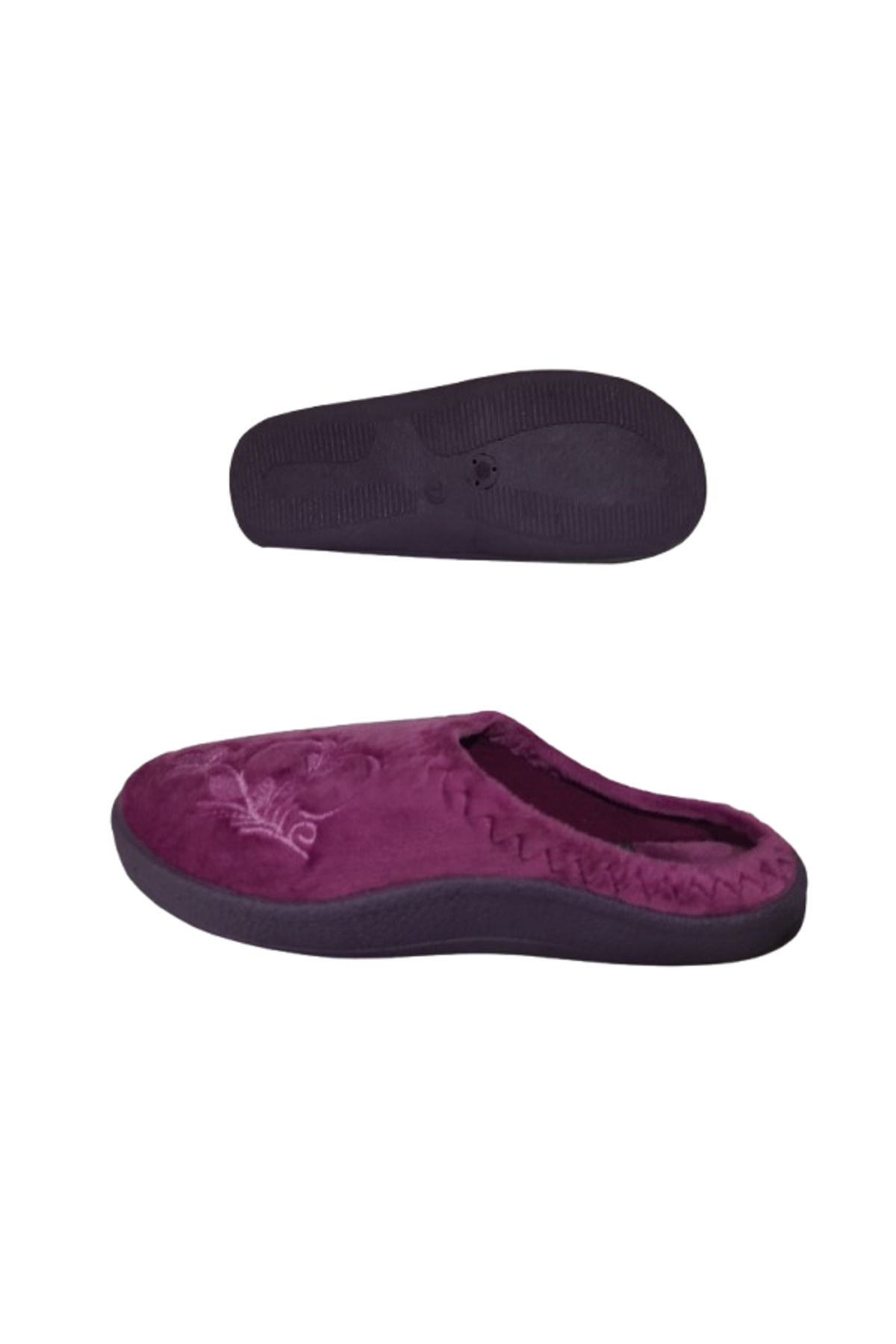 GEZER-Purple Flower Patterned Indoor Daily Slippers 4