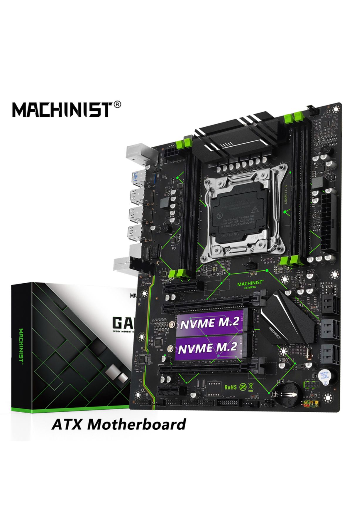 Choice-Motherboards Machinist E5 Mr9a V1.0 X99 Motherboard Support Lga 2011-3 Xeon E5 V3 V4 Cpu Processor D 7
