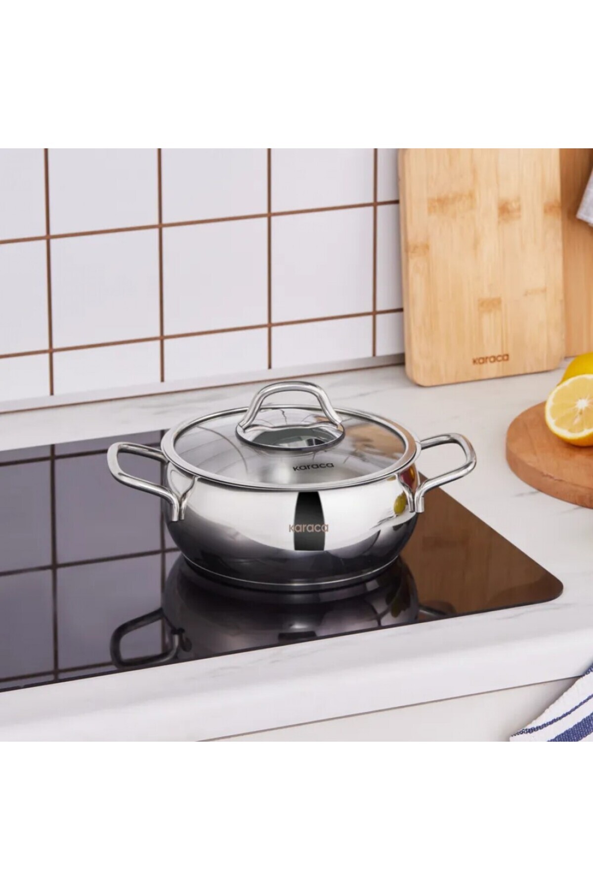 Karaca Karaca Emirgan Induktions Stahltopf, 18 cm